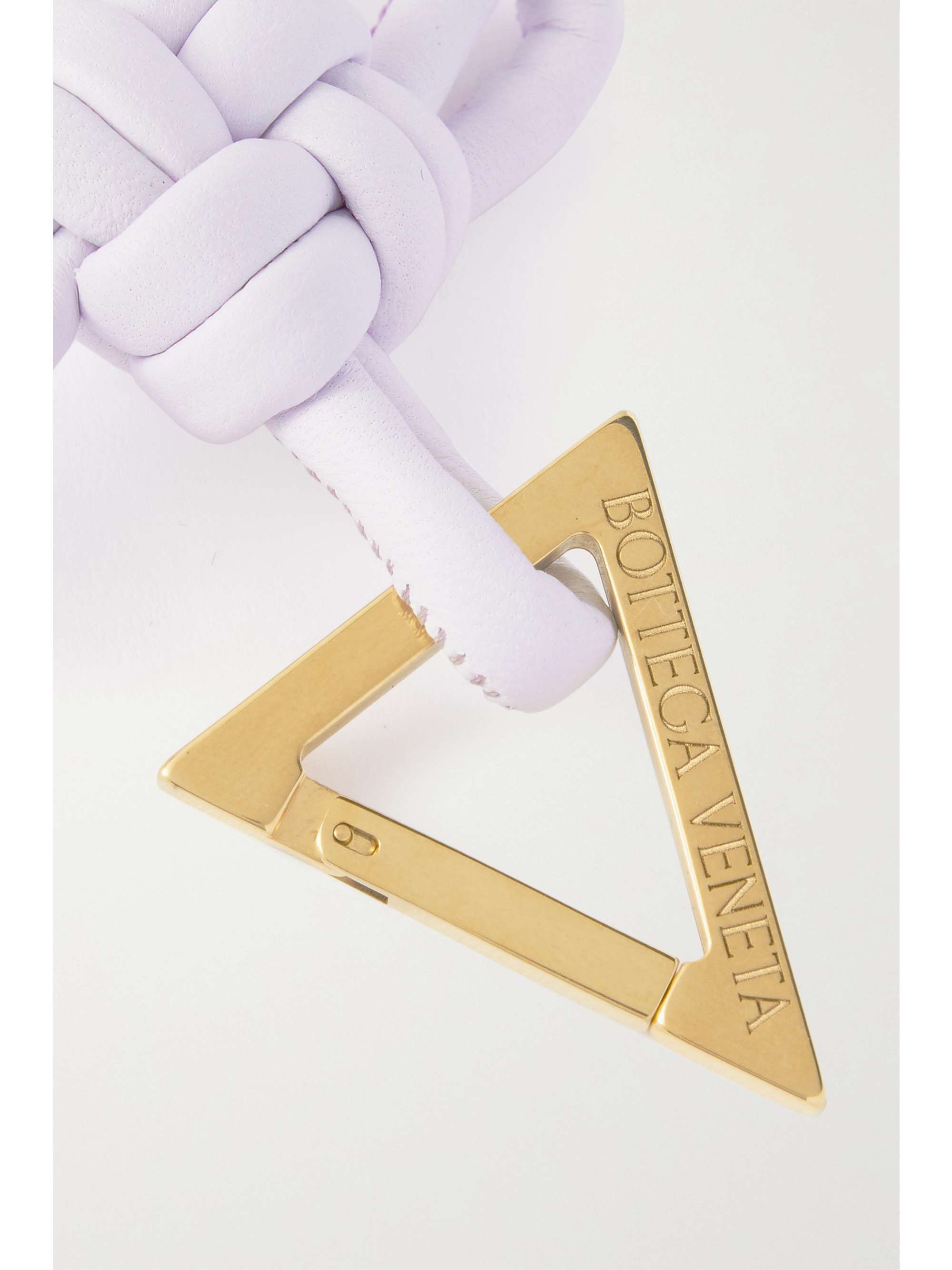 BOTTEGA VENETA Knotted leather keyring