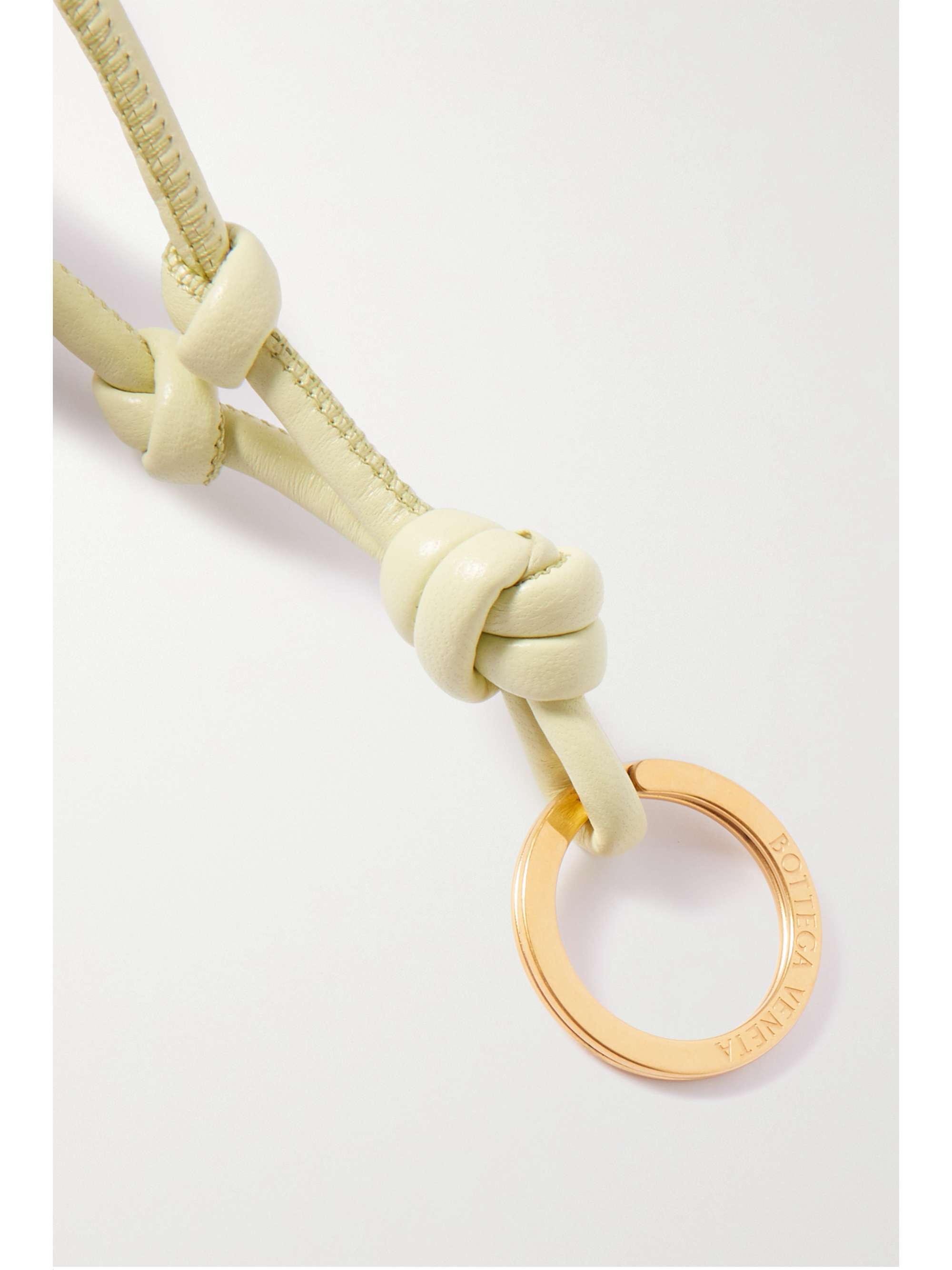 BOTTEGA VENETA Knotted leather keyring