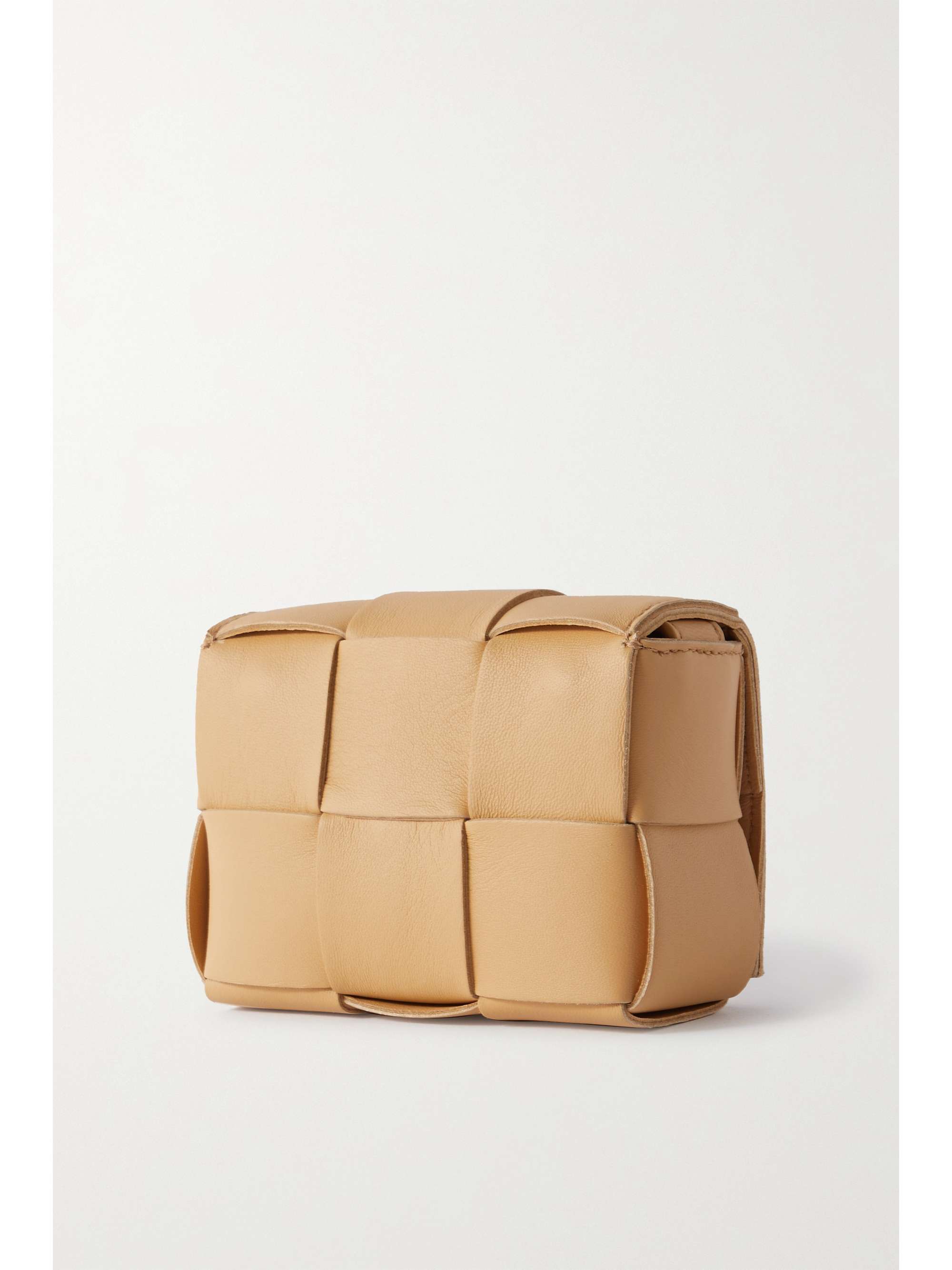BOTTEGA VENETA Cassette mini intrecciato leather shoulder bag