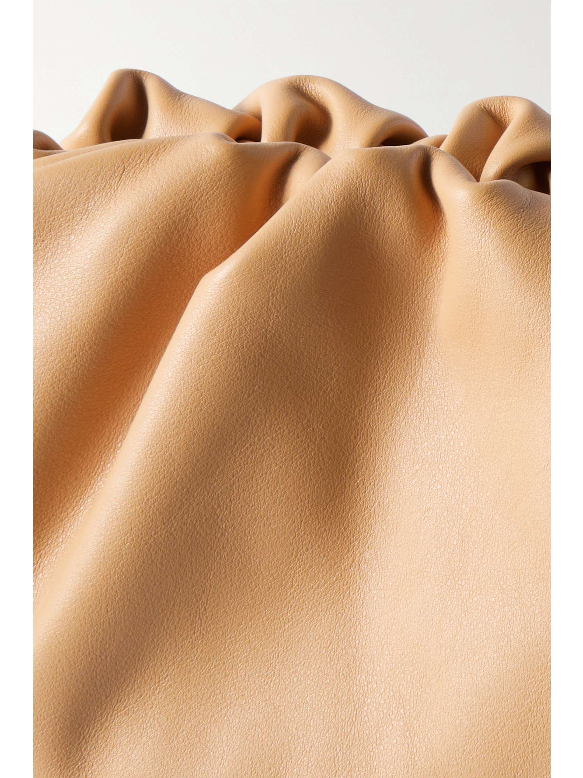 BOTTEGA VENETA The Pouch large gathered leather clutch