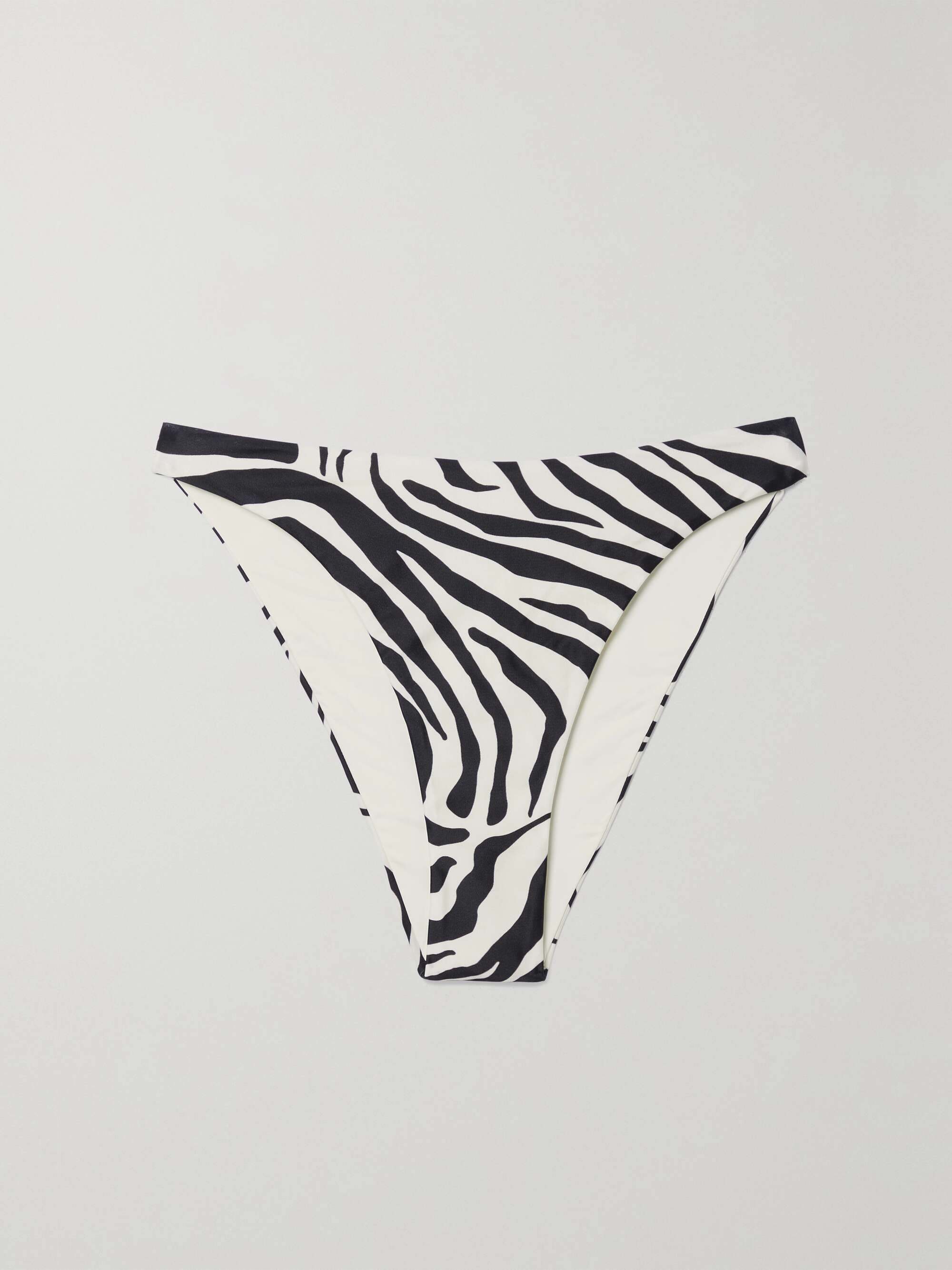 HAIGHT Beta zebra-print bikini briefs | NET-A-PORTER