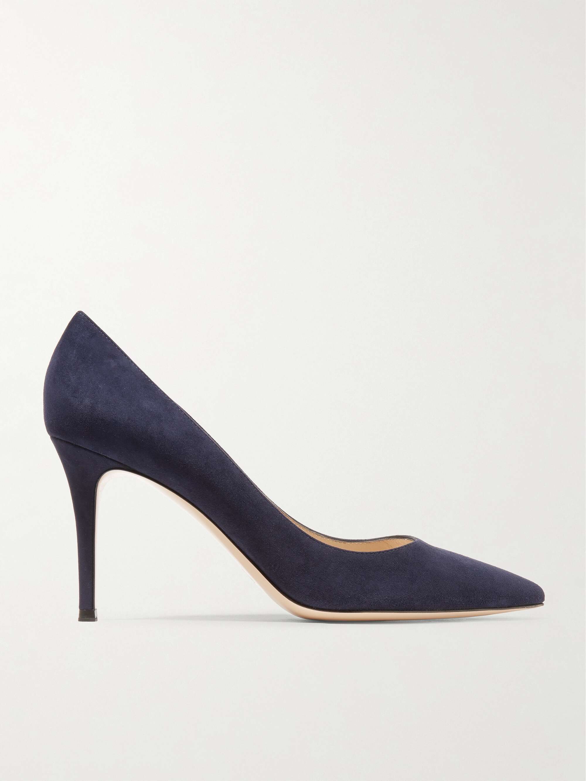 GIANVITO ROSSI 85 suede pumps | NET-A-PORTER