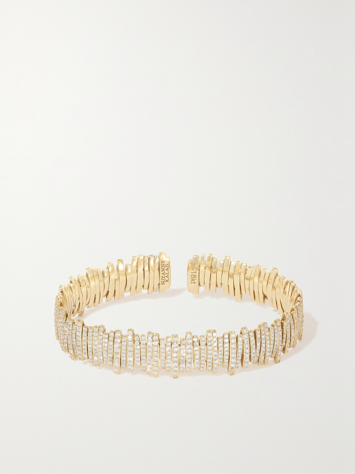 Suzanne Kalan Eternity 18-karat  Diamond Bangle