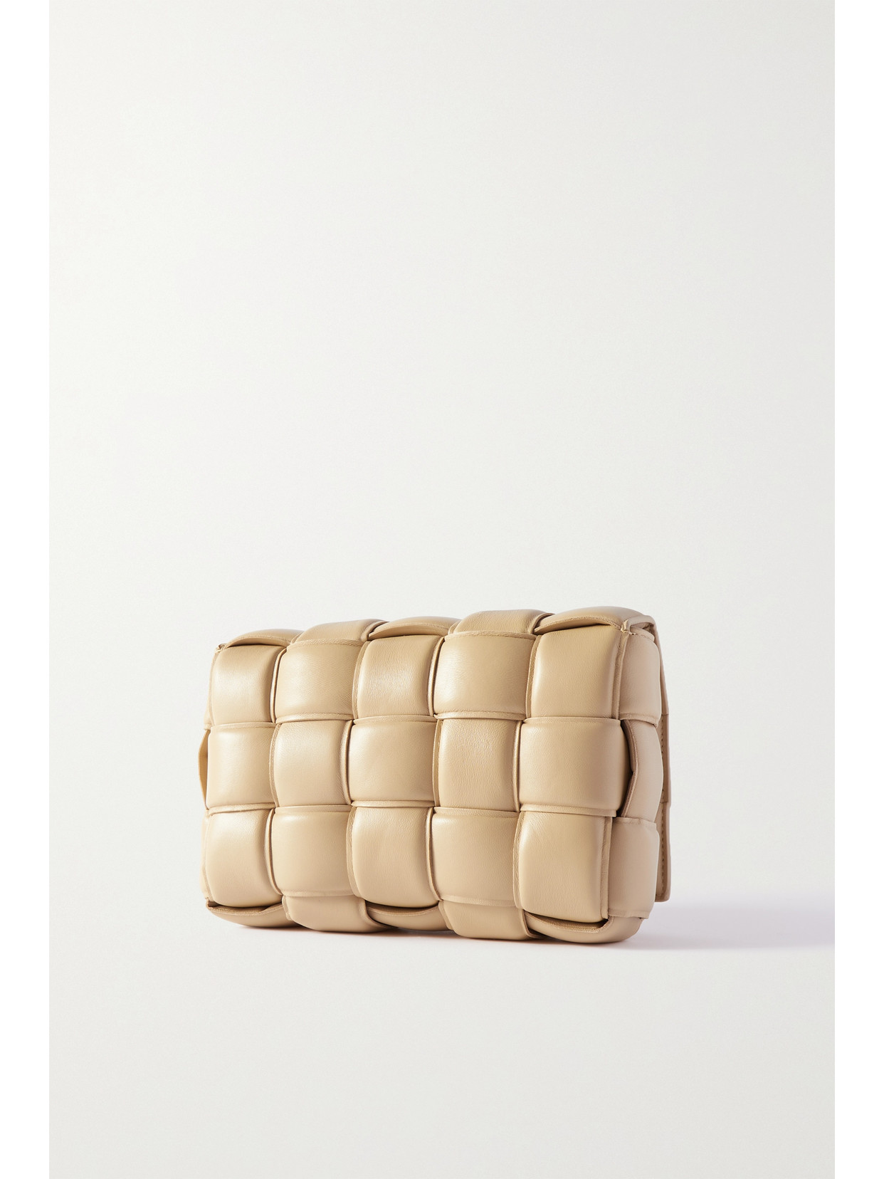 Bottega Veneta The Cassette Padded Leather Crossbody Bag In Brown