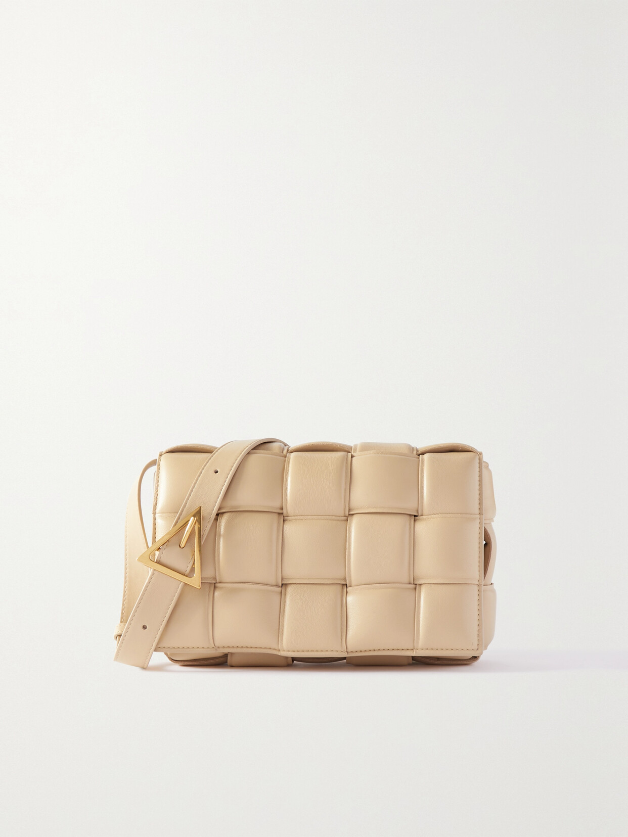 Bottega Veneta The Cassette Padded Leather Crossbody Bag In Brown