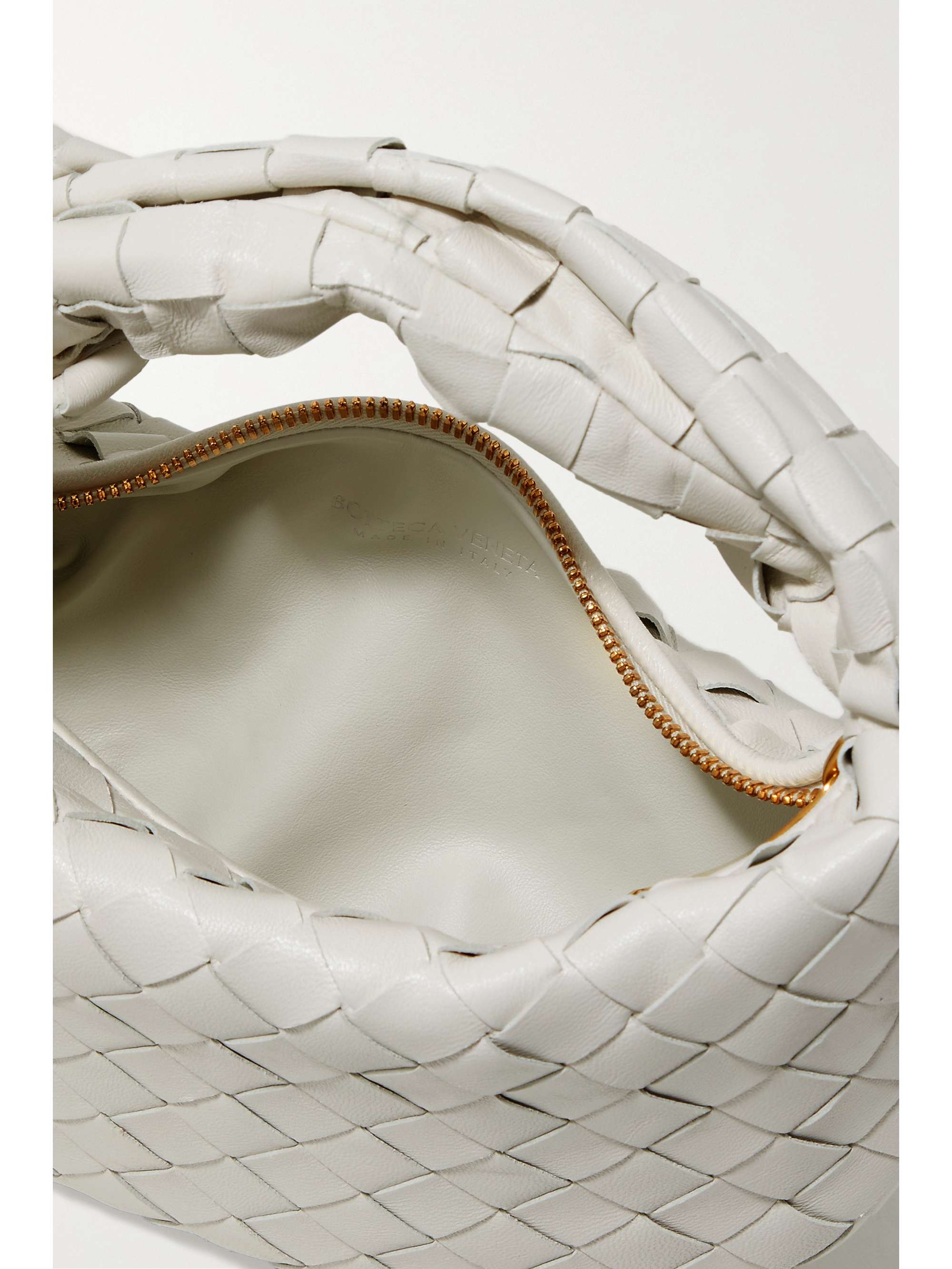 BOTTEGA VENETA Jodie mini knotted intrecciato leather tote