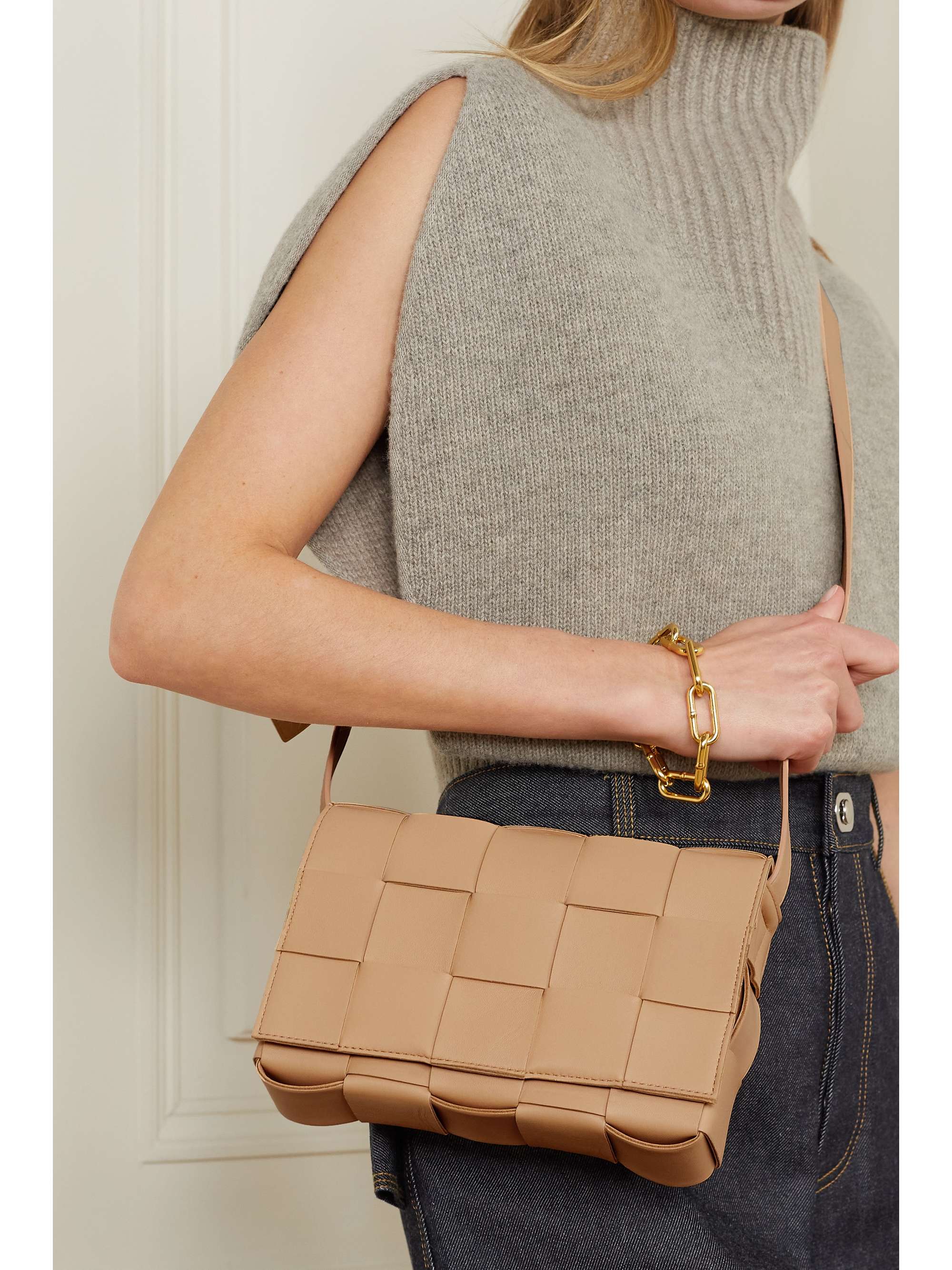 Bottega veneta on sale cassette almond