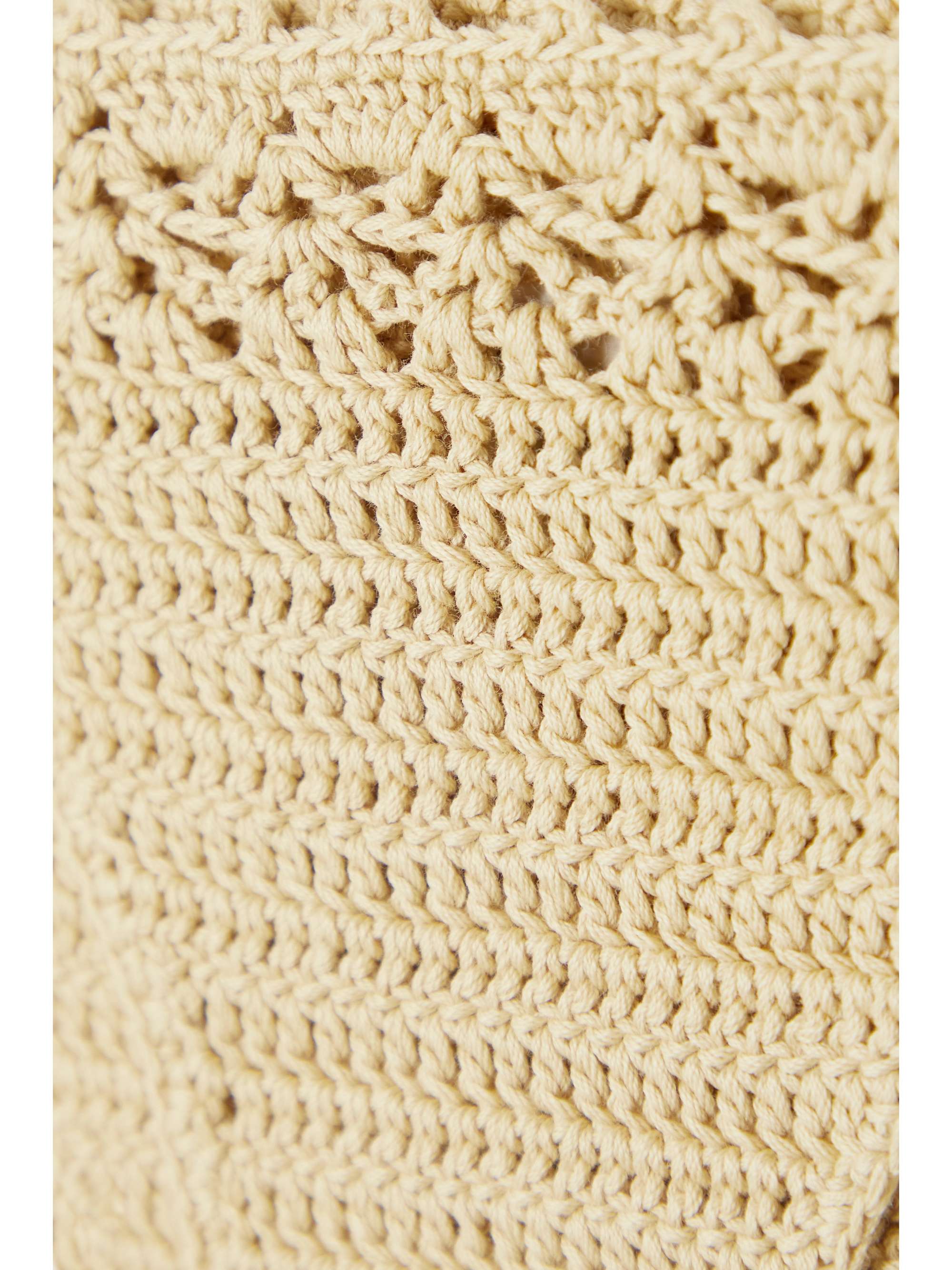 CULT GAIA Eshe crocheted cotton bikini briefs