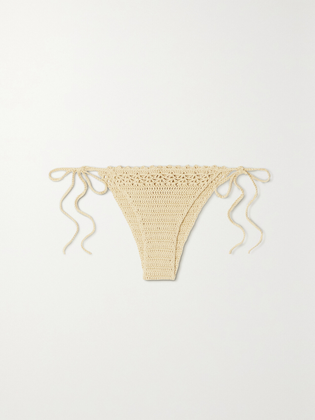 Cult Gaia Eshe Crocheted Cotton Bikini Briefs