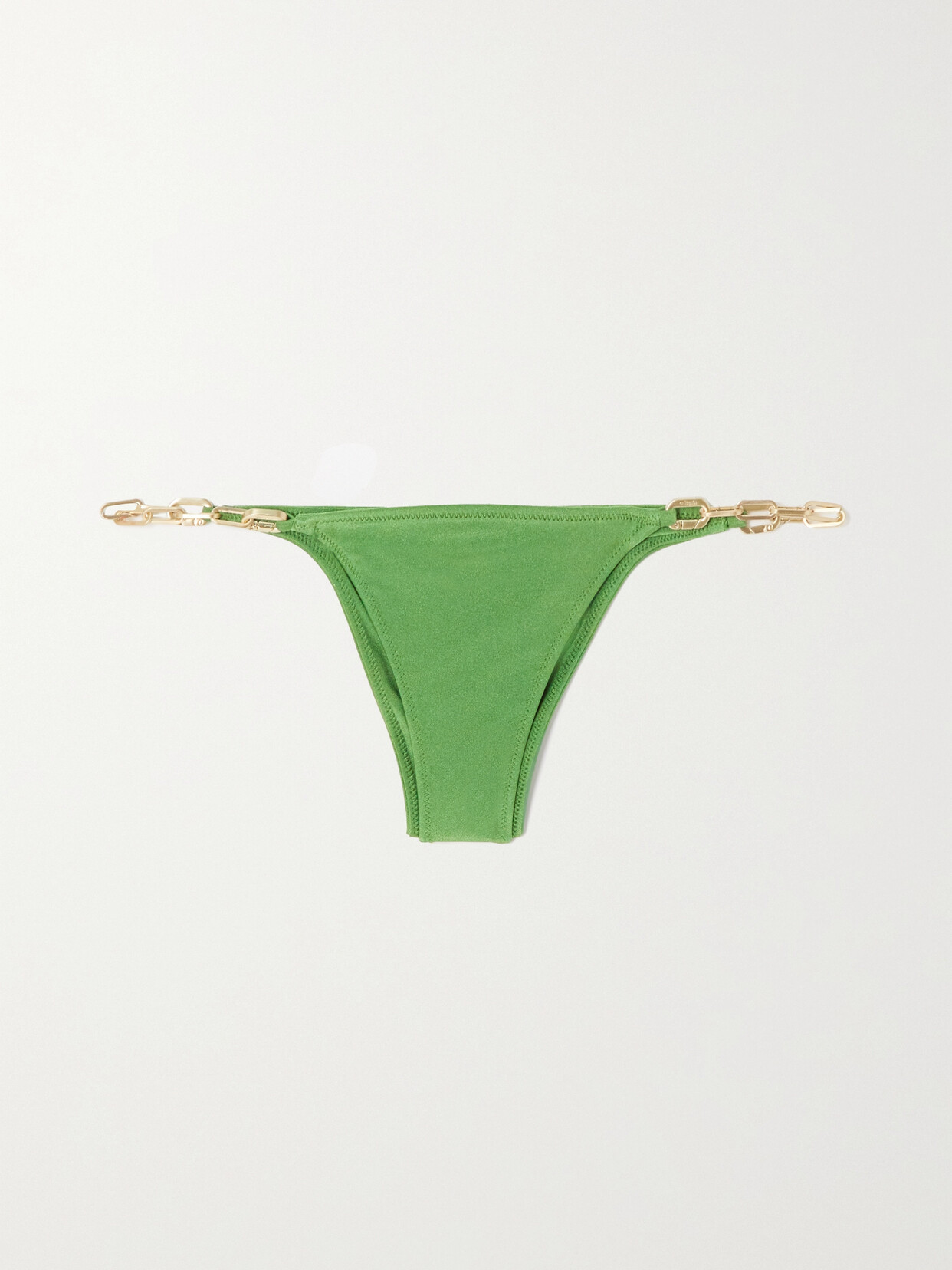 Cult Gaia Sanam Chain-embellished Recycled Bikini Briefs