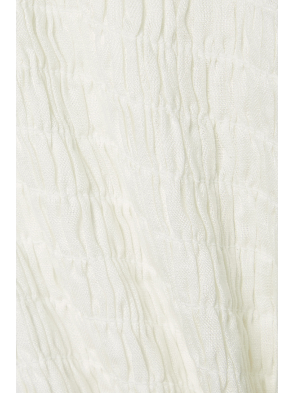 Atm Anthony Thomas Melillo Cropped Smocked Linen Top In Off-white