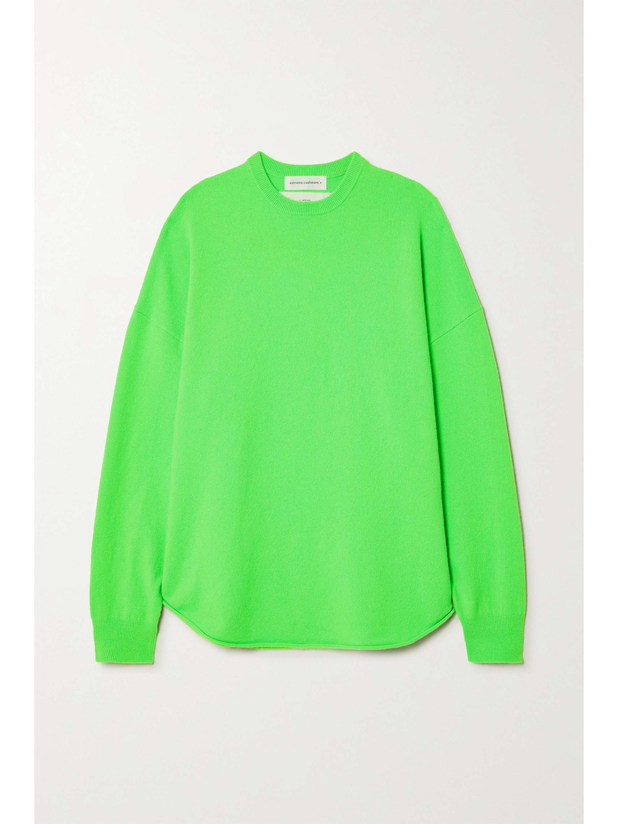 neon cashmere sweater
