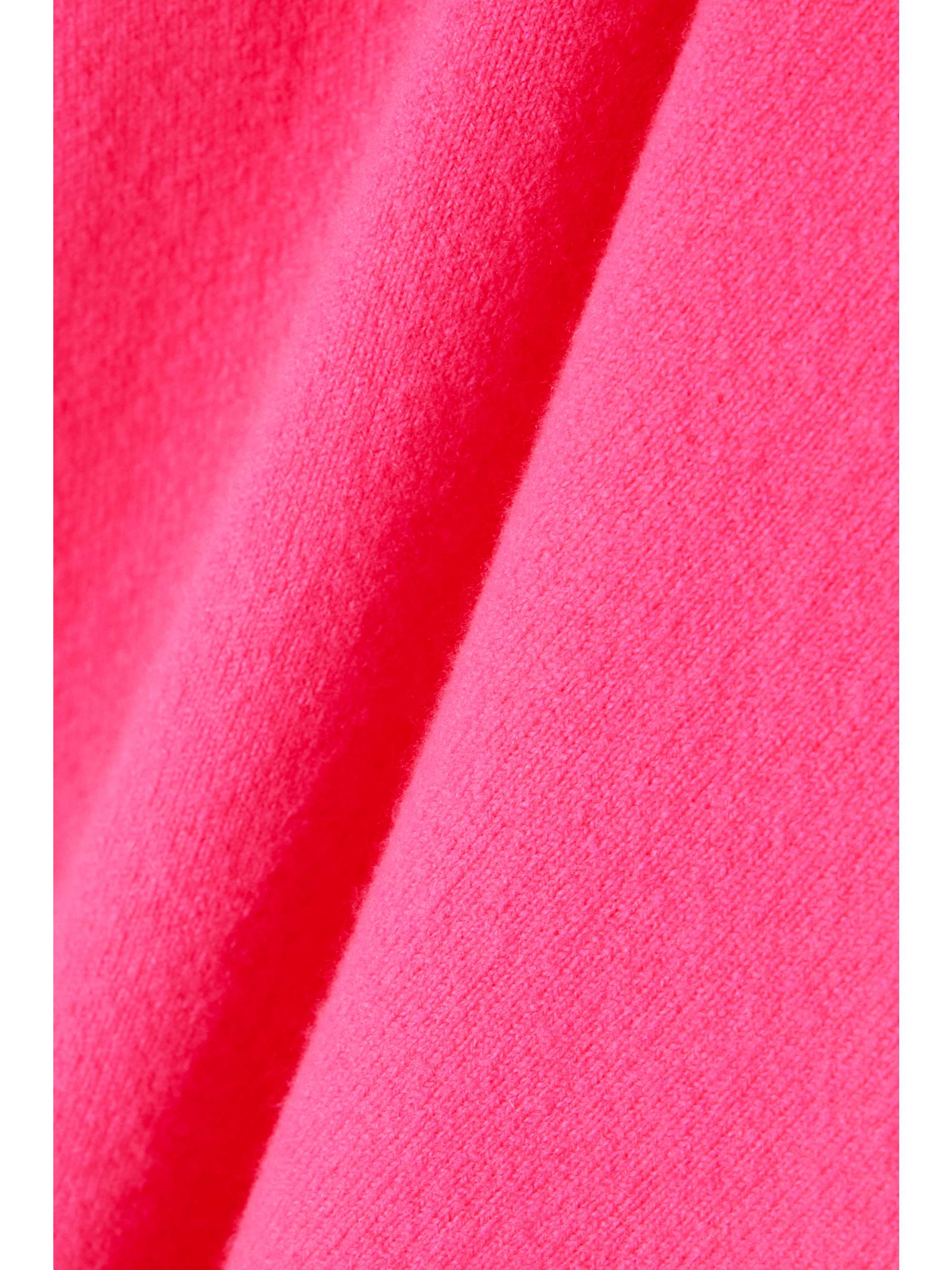 EXTREME CASHMERE N°53 Crew Hop neon cashmere-blend sweater