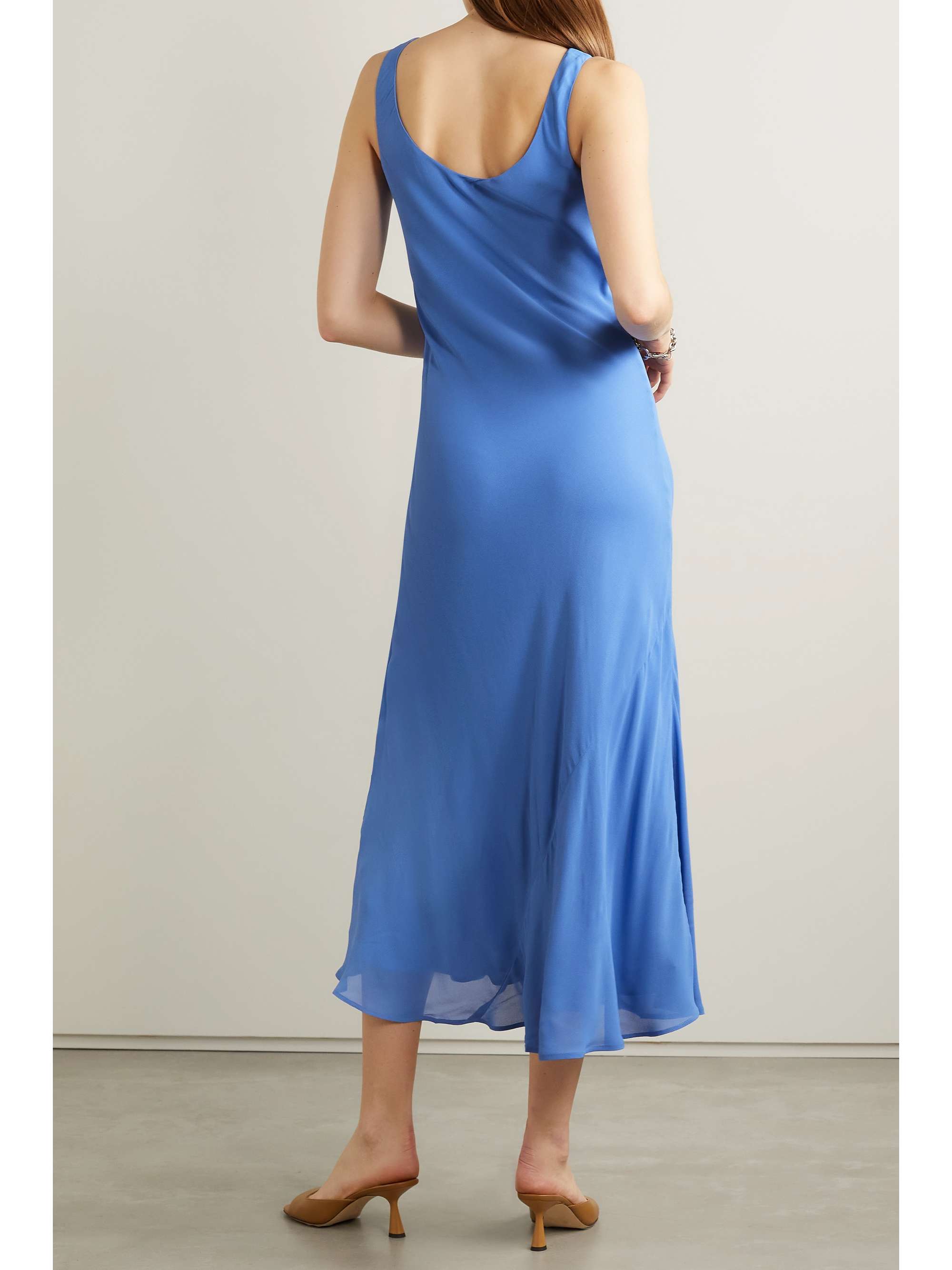 REFORMATION Emmeline crepe midi dress | NET-A-PORTER