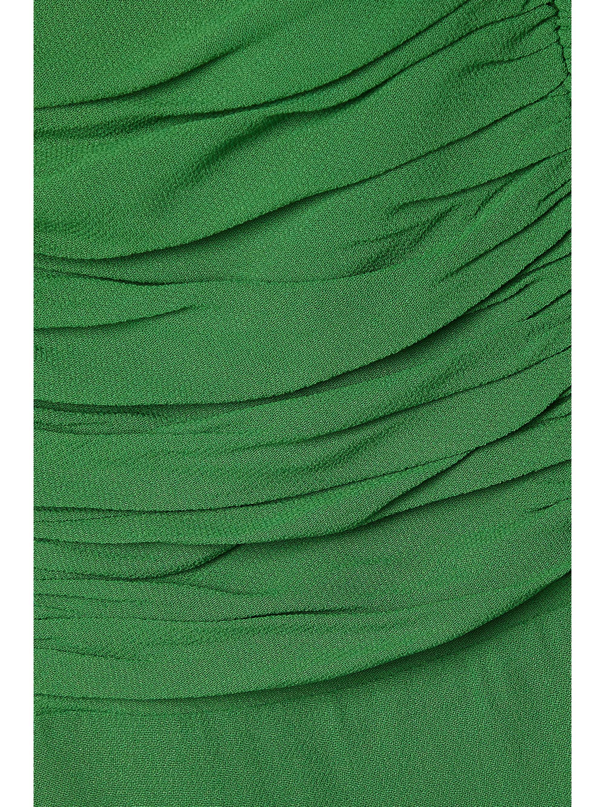 REFORMATION + NET SUSTAIN Lore ruched shirred georgette midi dress