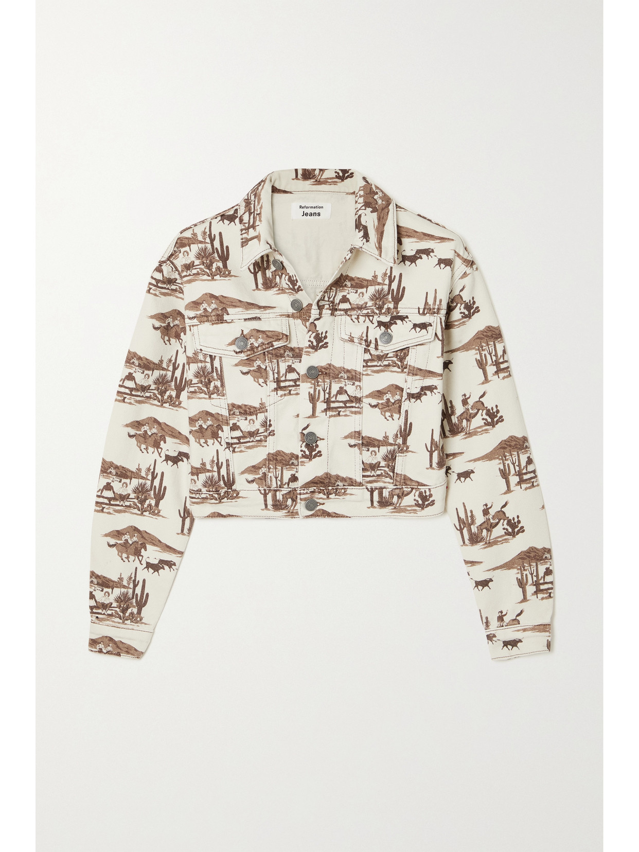 Net Sustain Cora Printed Organic Denim 