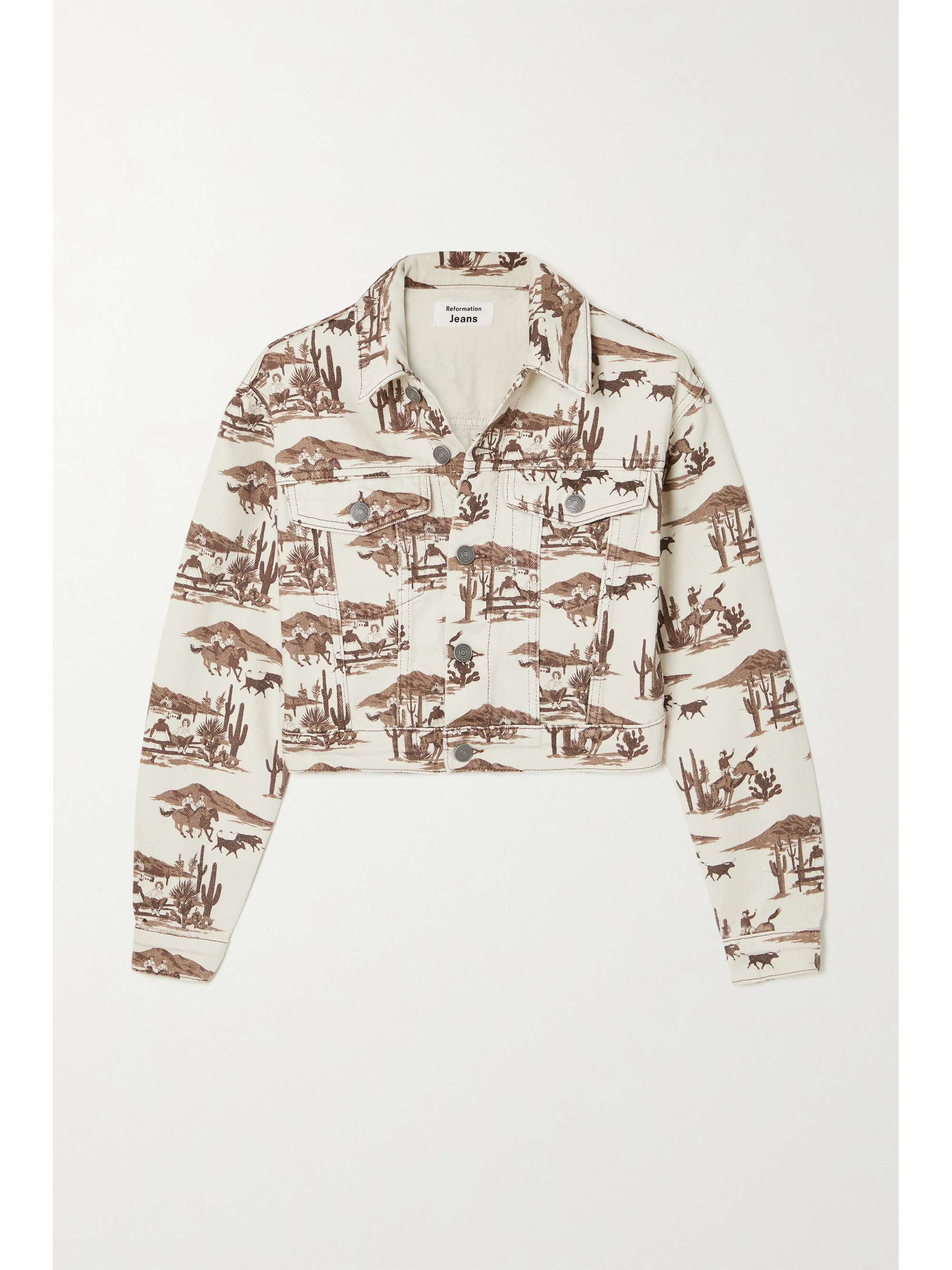 reformation denim jacket