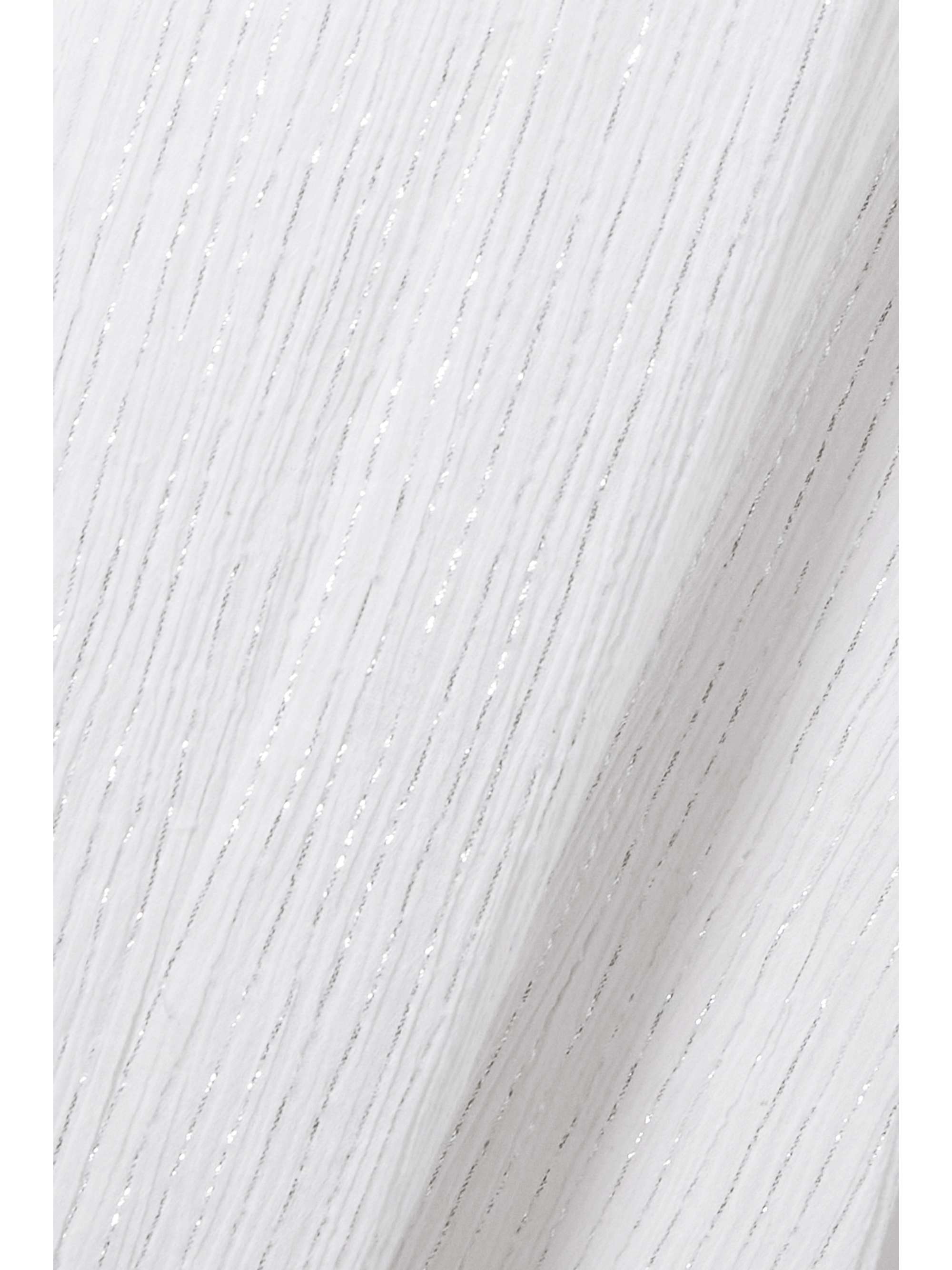 SUZIE KONDI Elira striped metallic cottonblend gauze wideleg pants