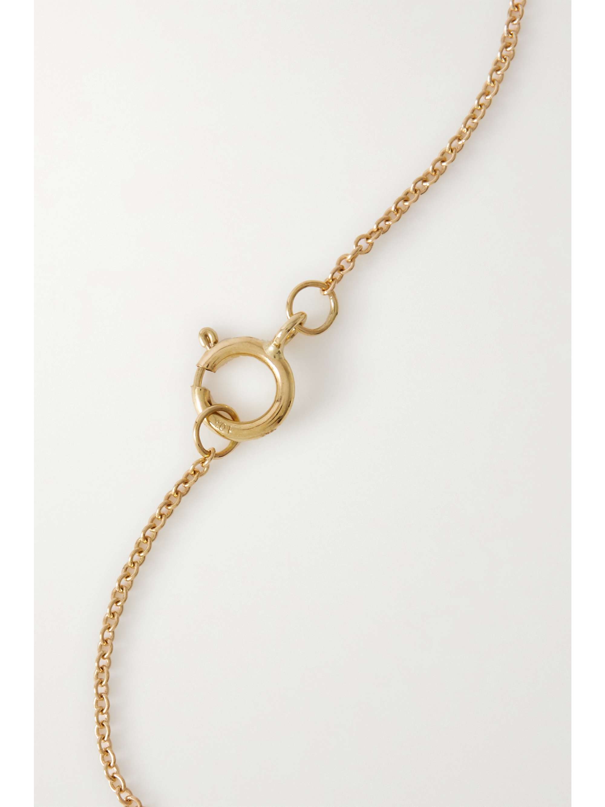 STONE AND STRAND Jumbo Butterfly gold diamond bracelet NETAPORTER