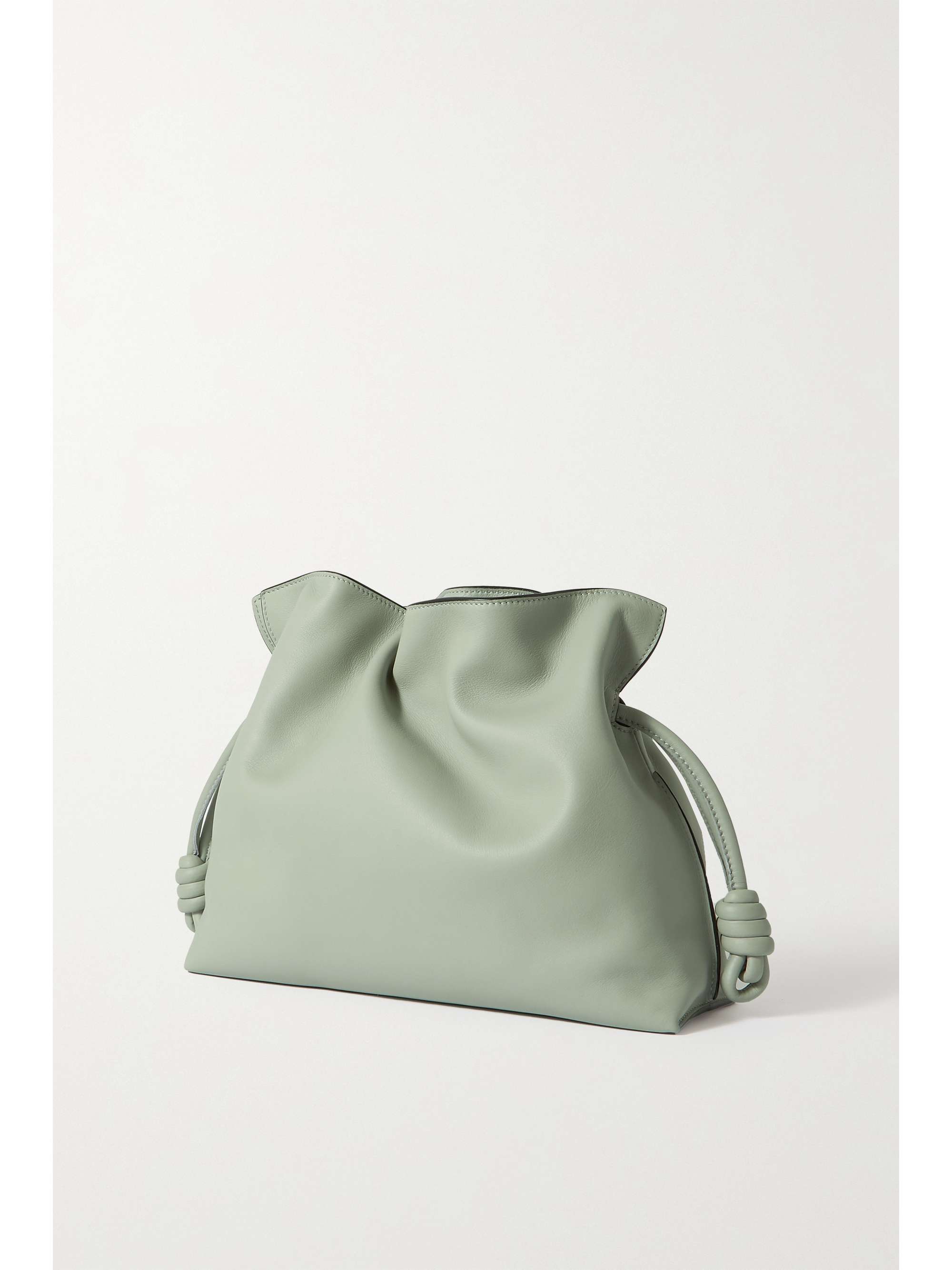 LOEWE Flamenco leather clutch