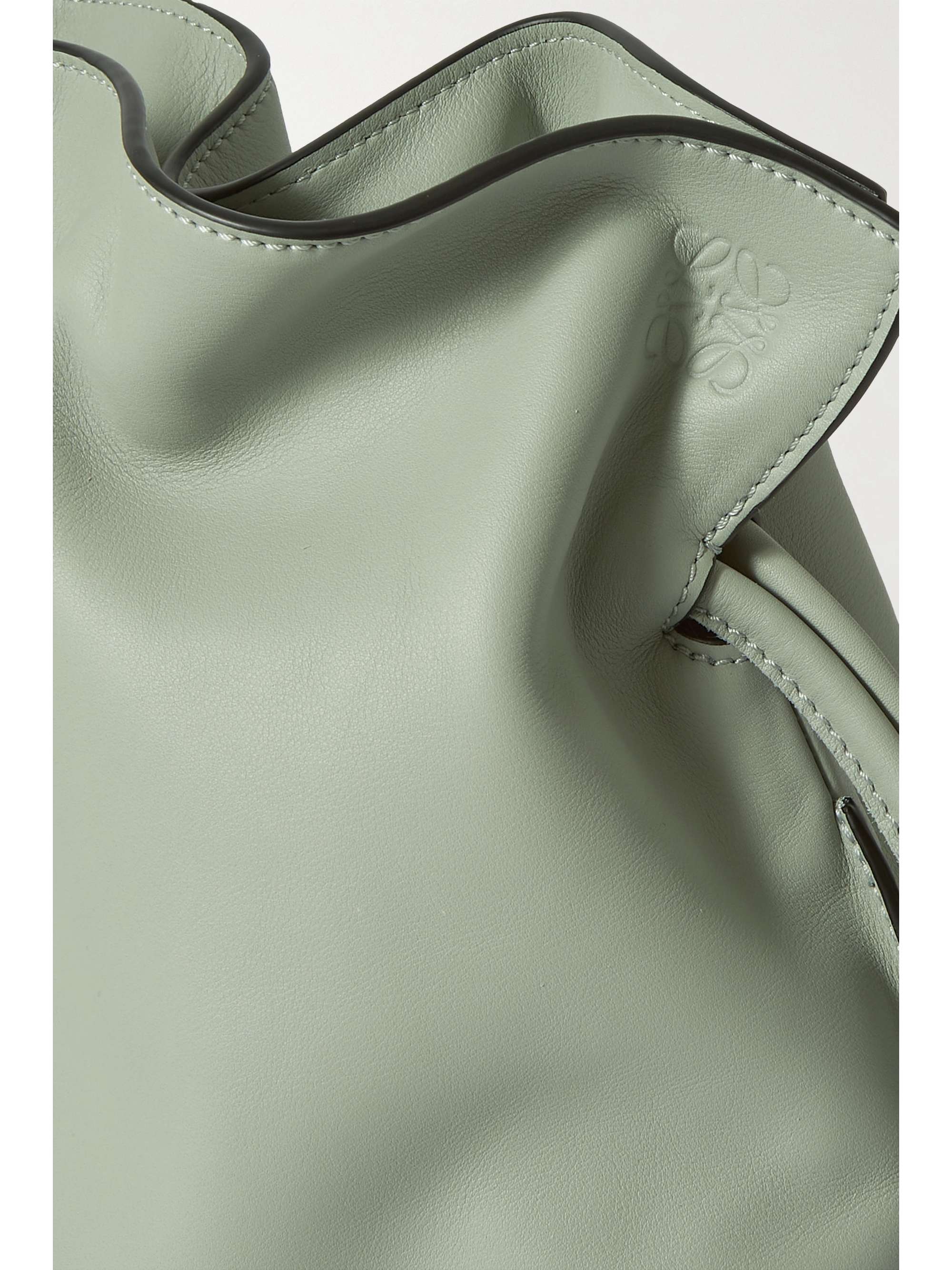 LOEWE Flamenco leather clutch