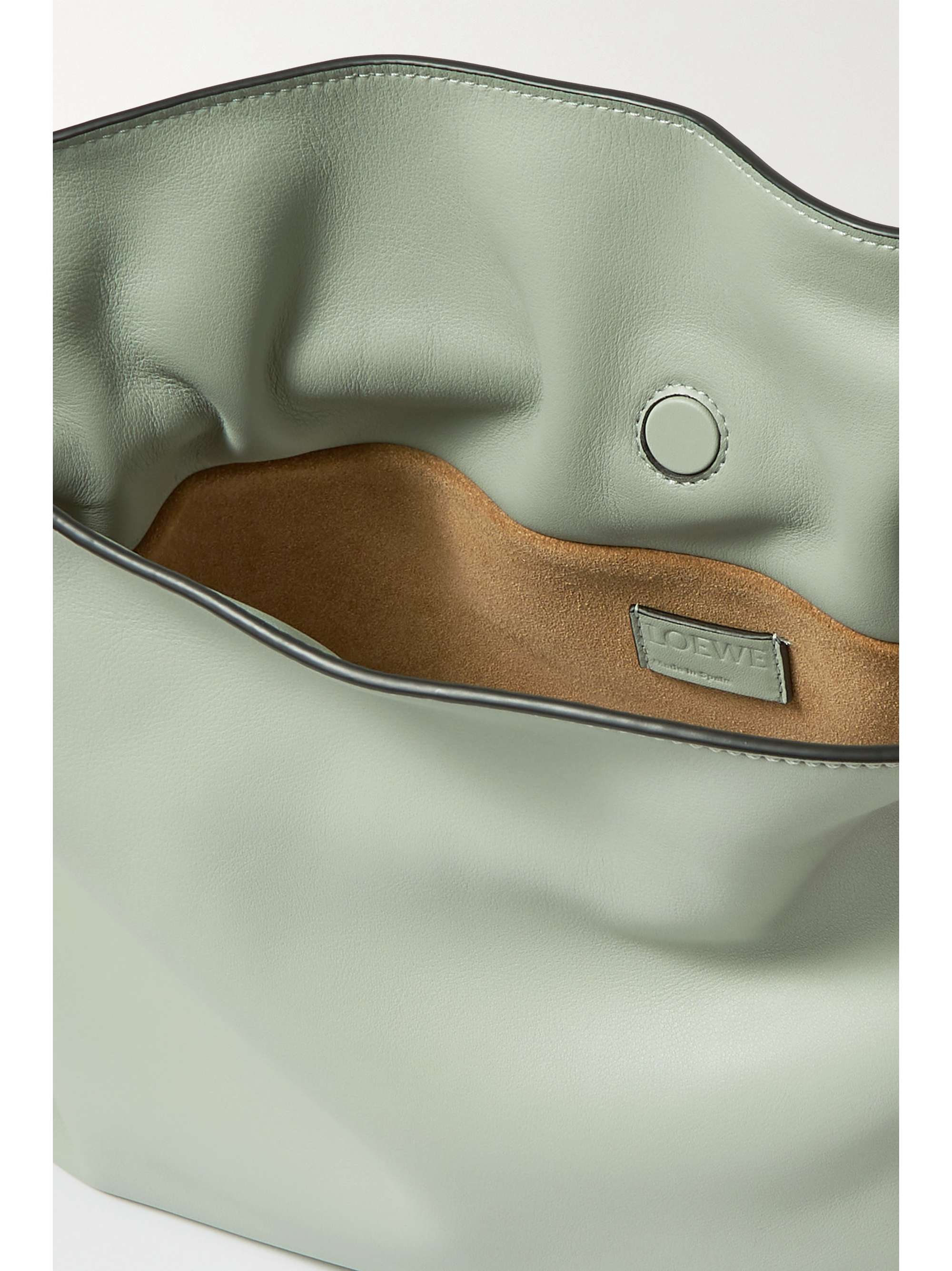 LOEWE Flamenco leather clutch