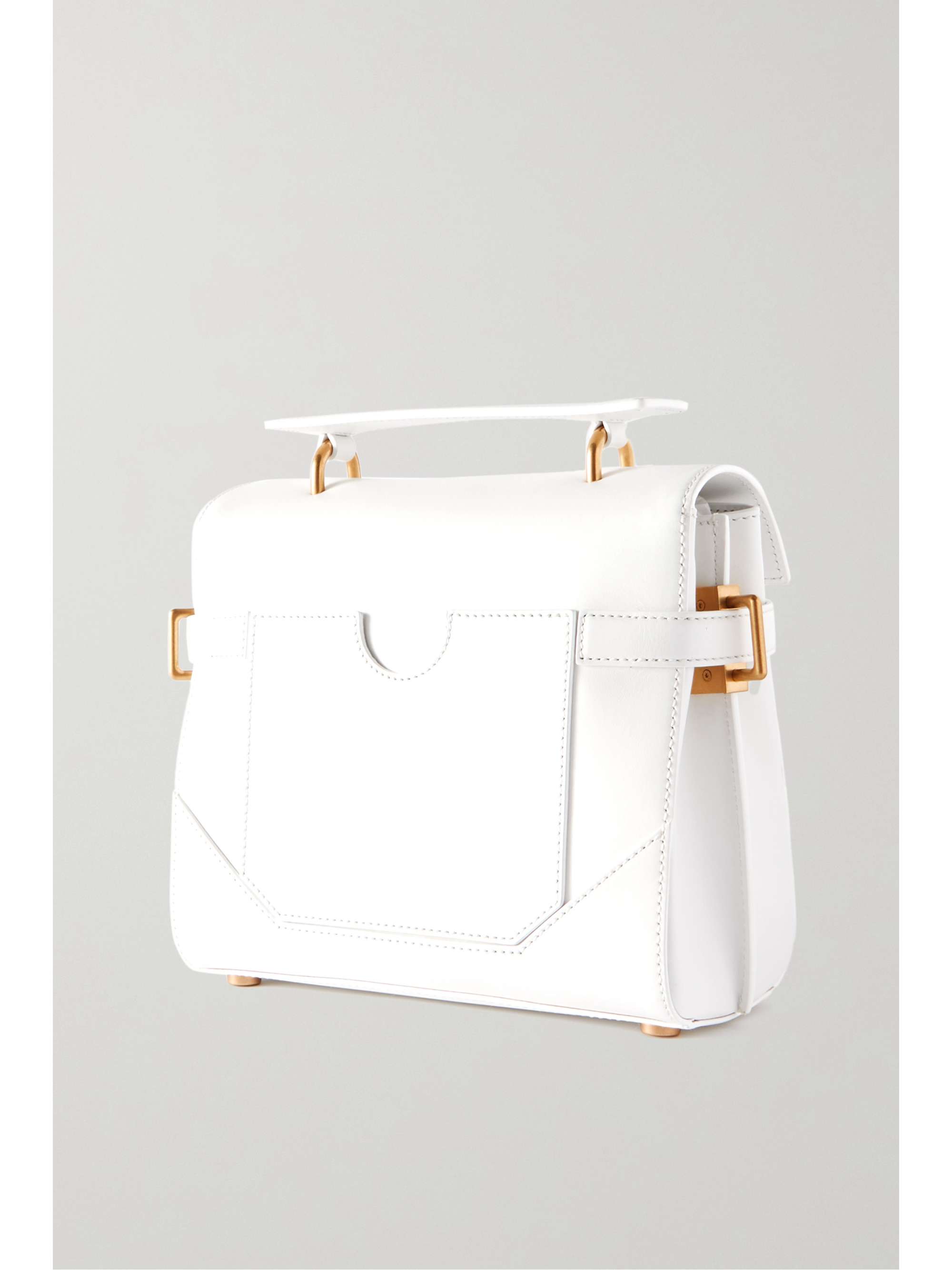 BALMAIN B-Buzz 23 leather shoulder bag