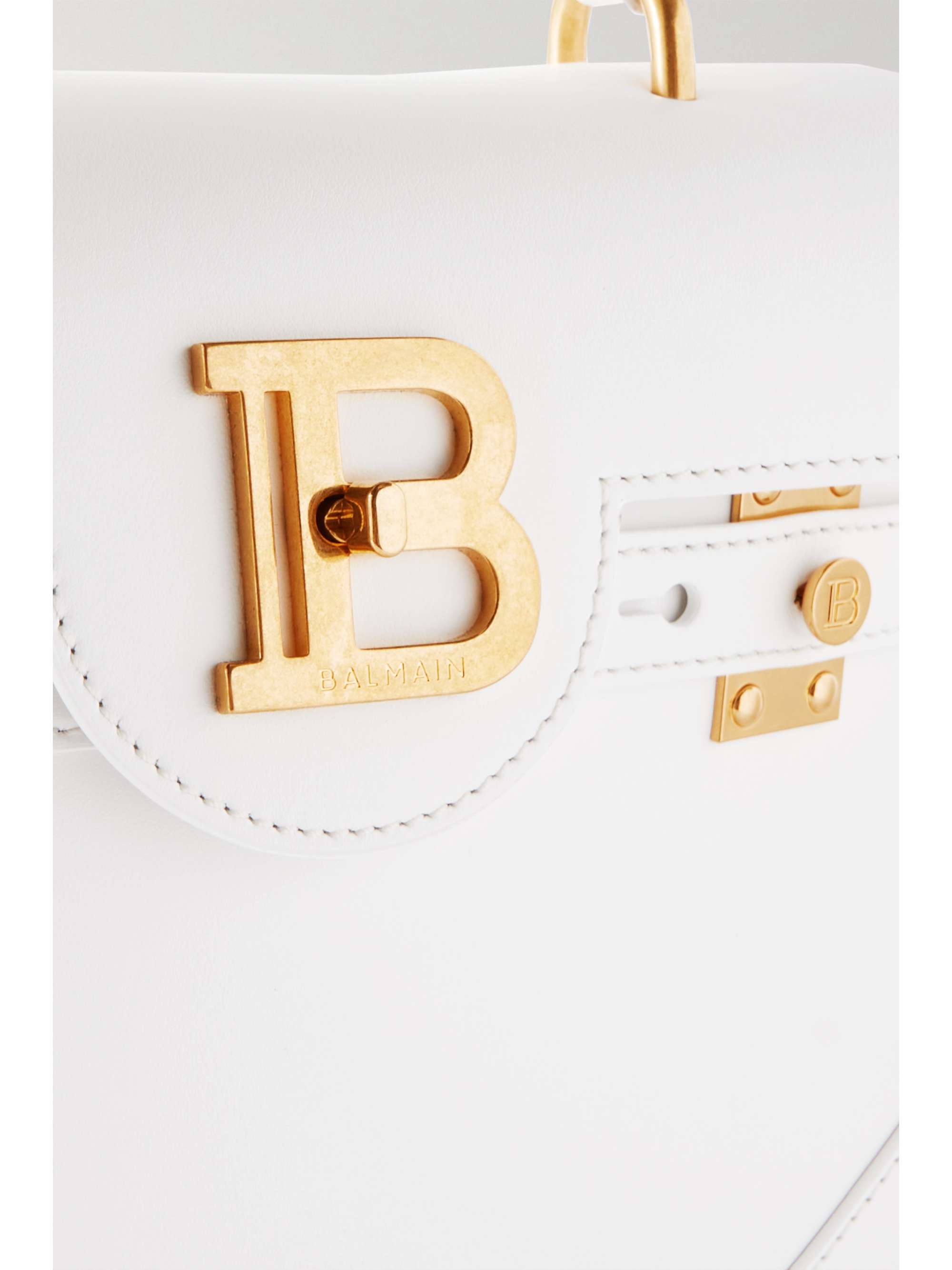 BALMAIN B-Buzz 23 leather shoulder bag