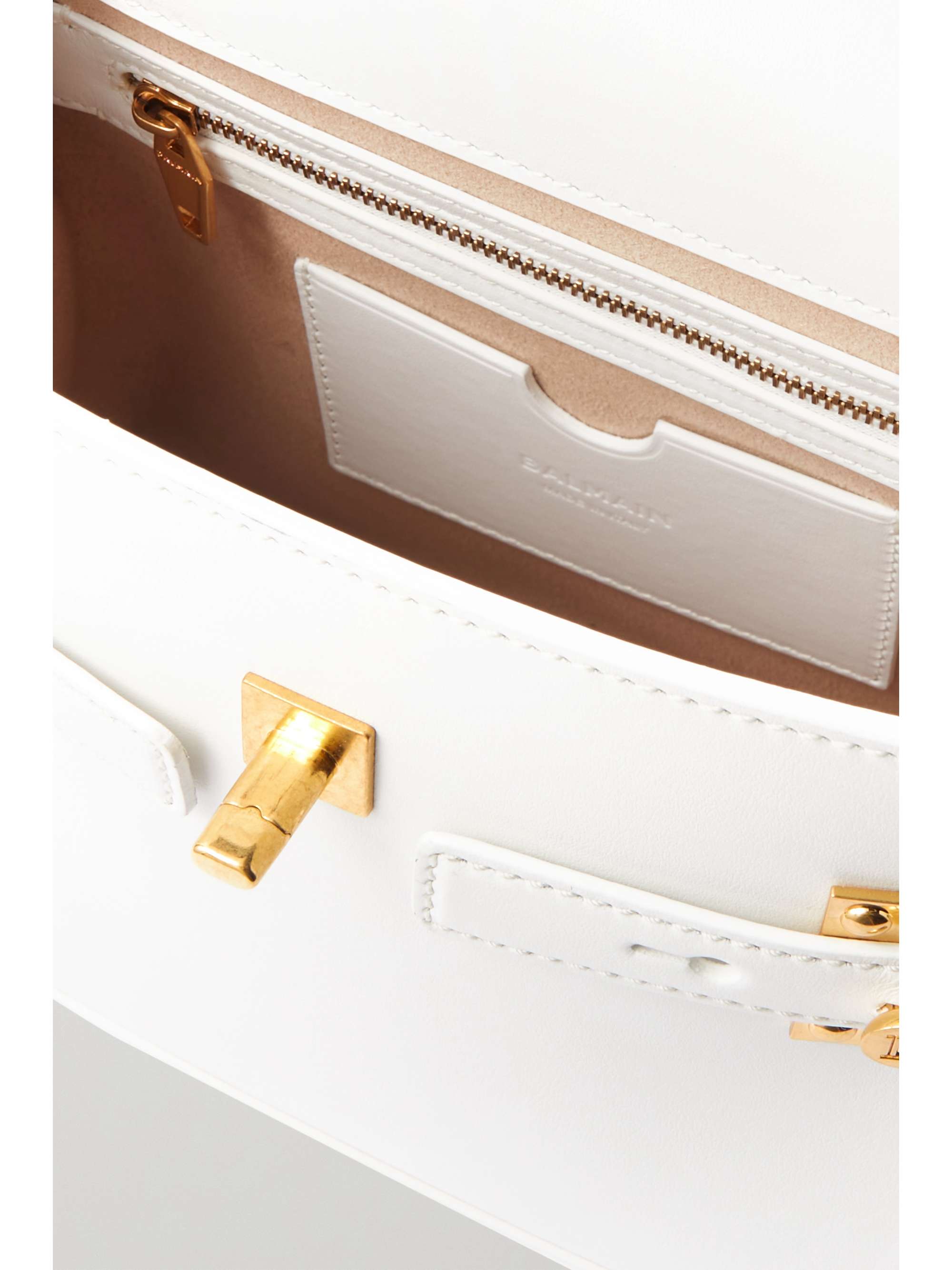 BALMAIN B-Buzz 23 leather shoulder bag