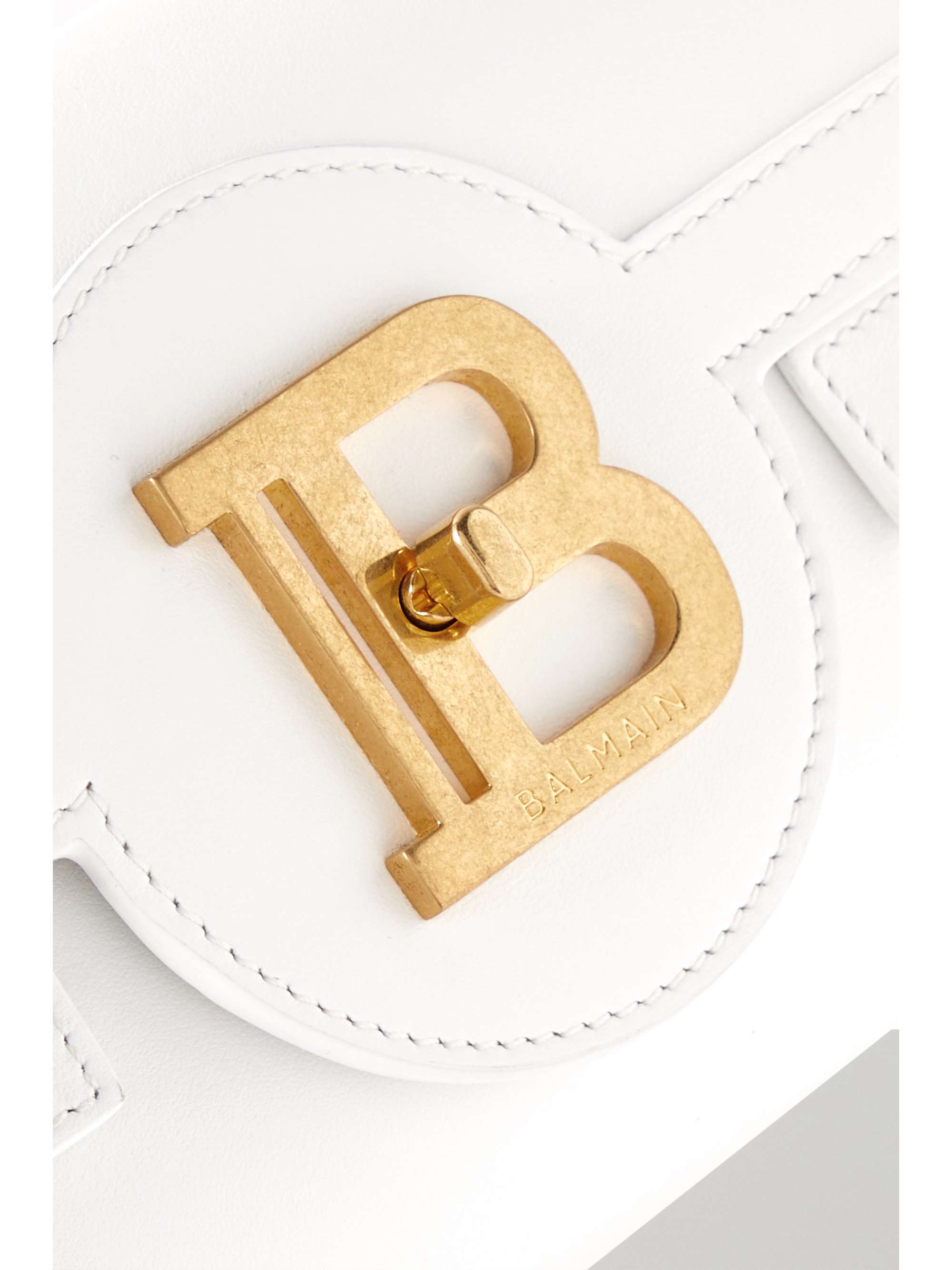 BALMAIN B-Buzz 23 chain-embellished leather shoulder bag