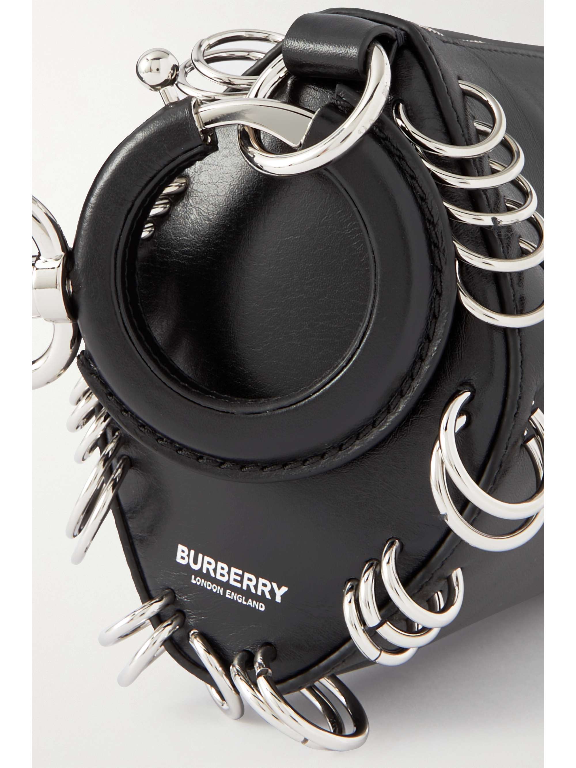 BURBERRY Embellished leather shoulder bag