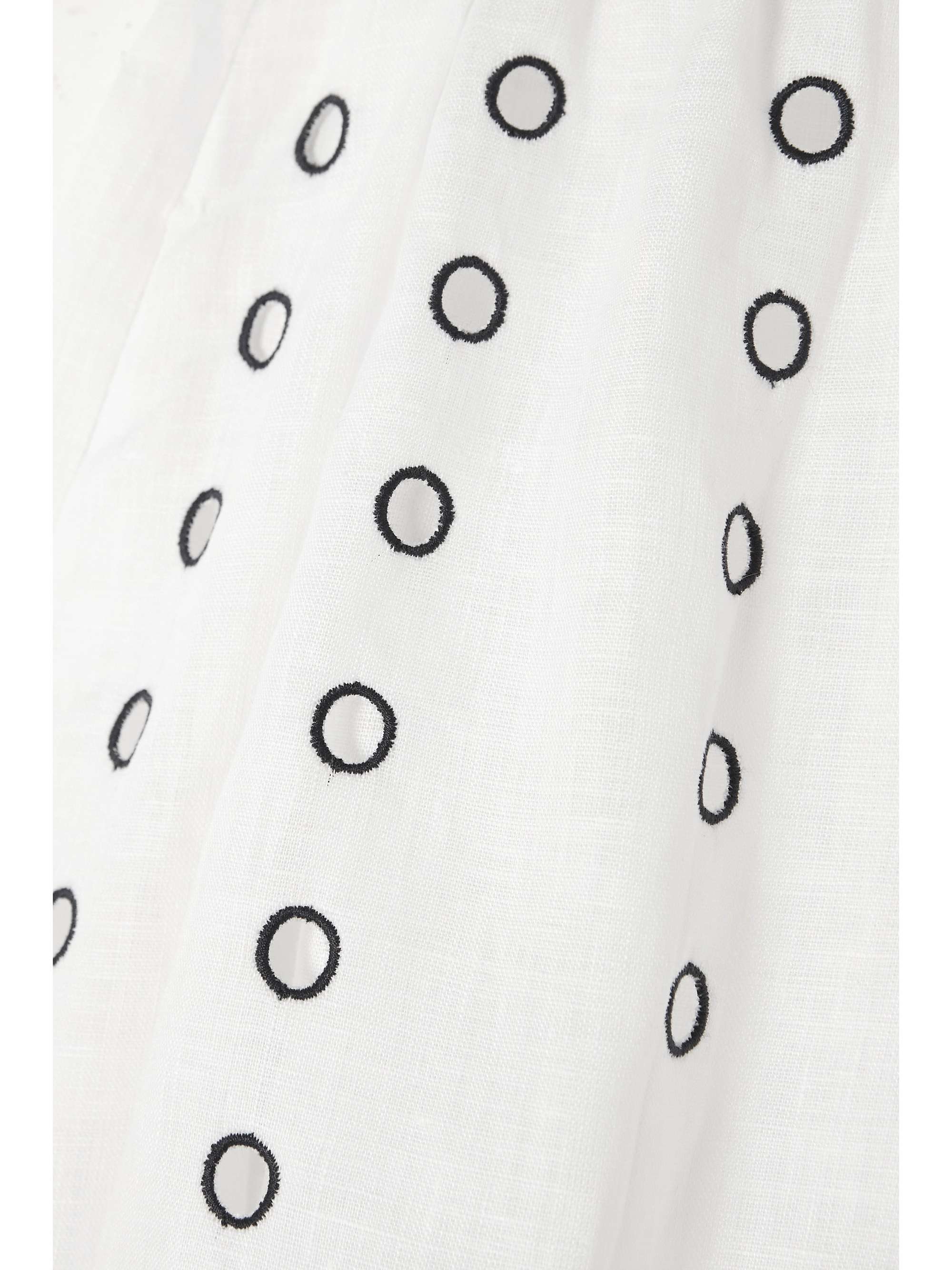 VITA KIN Greta embroidered broderie anglaise linen shorts