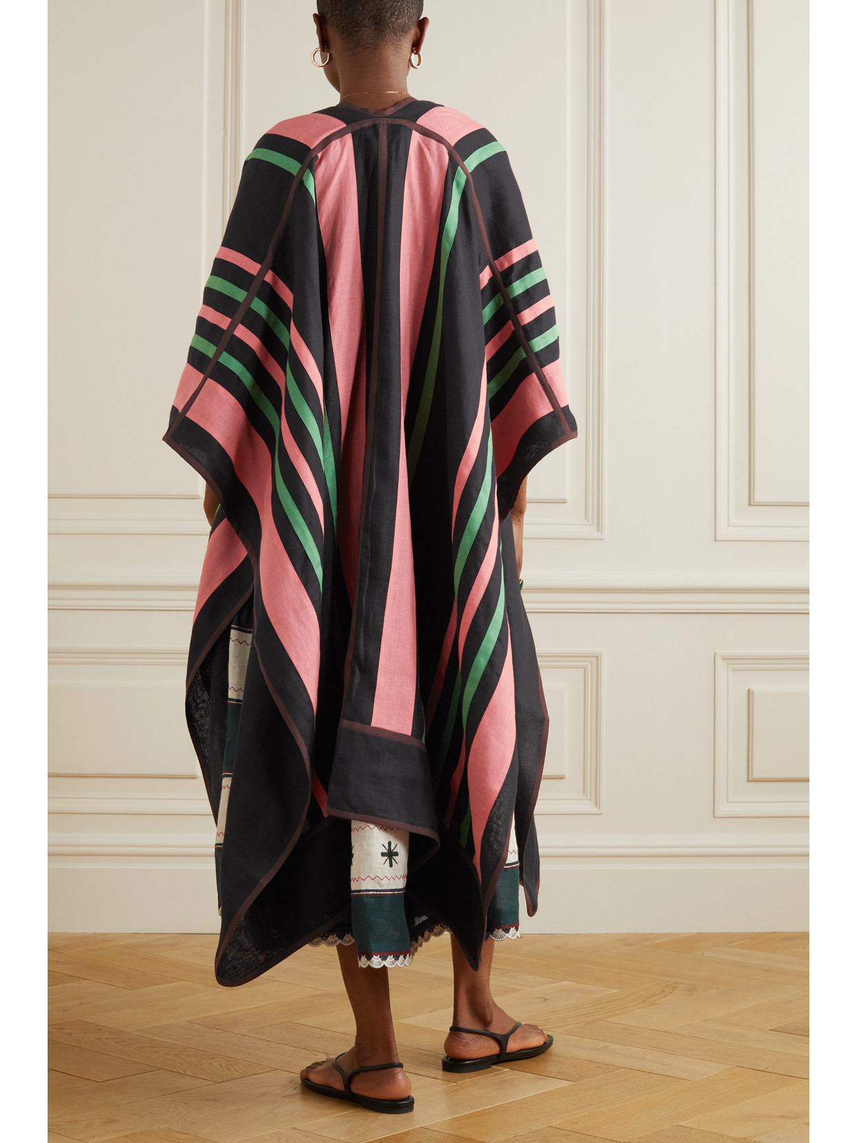 Ola Striped Cape