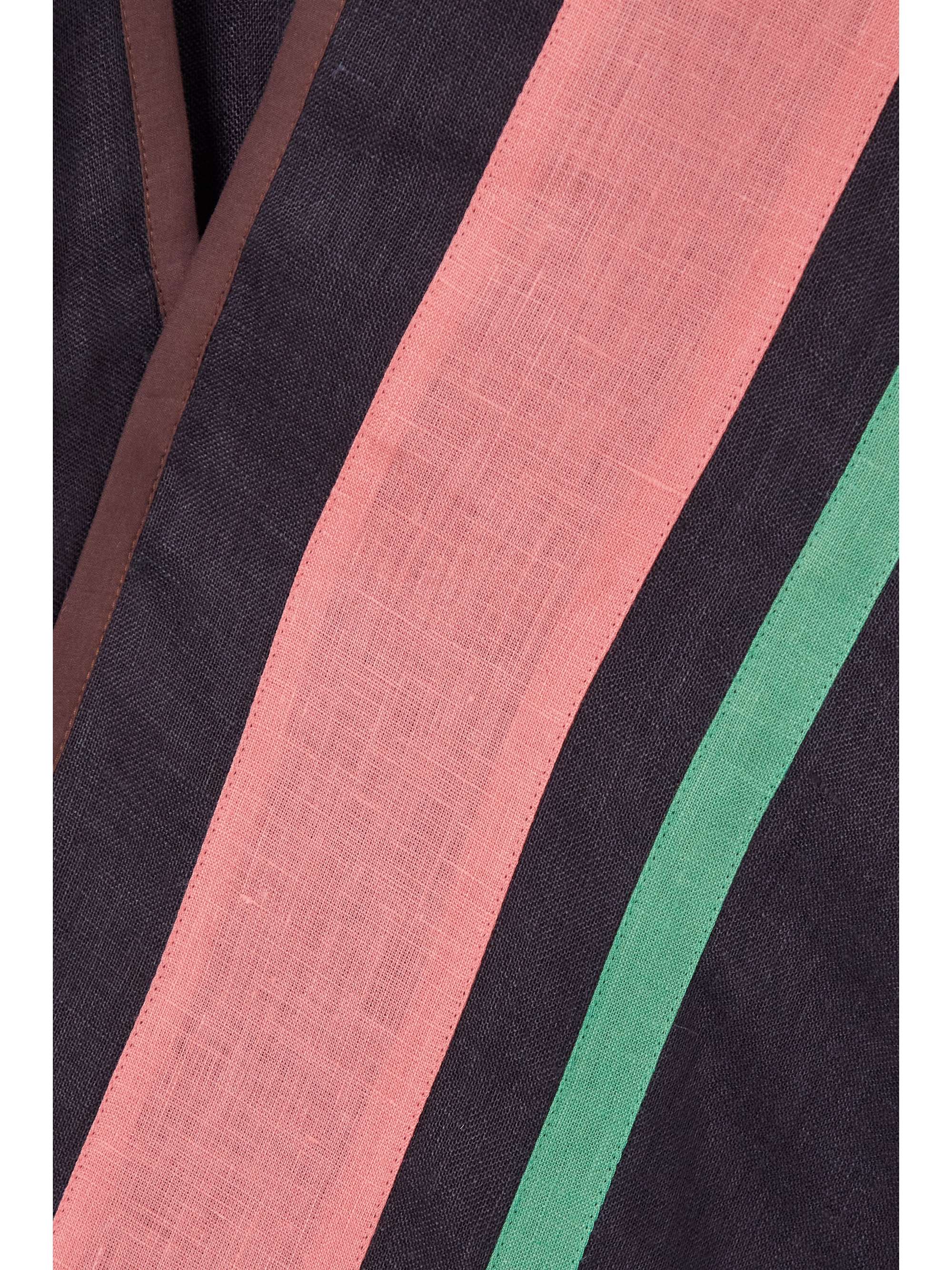 VITA KIN Ola striped linen cape