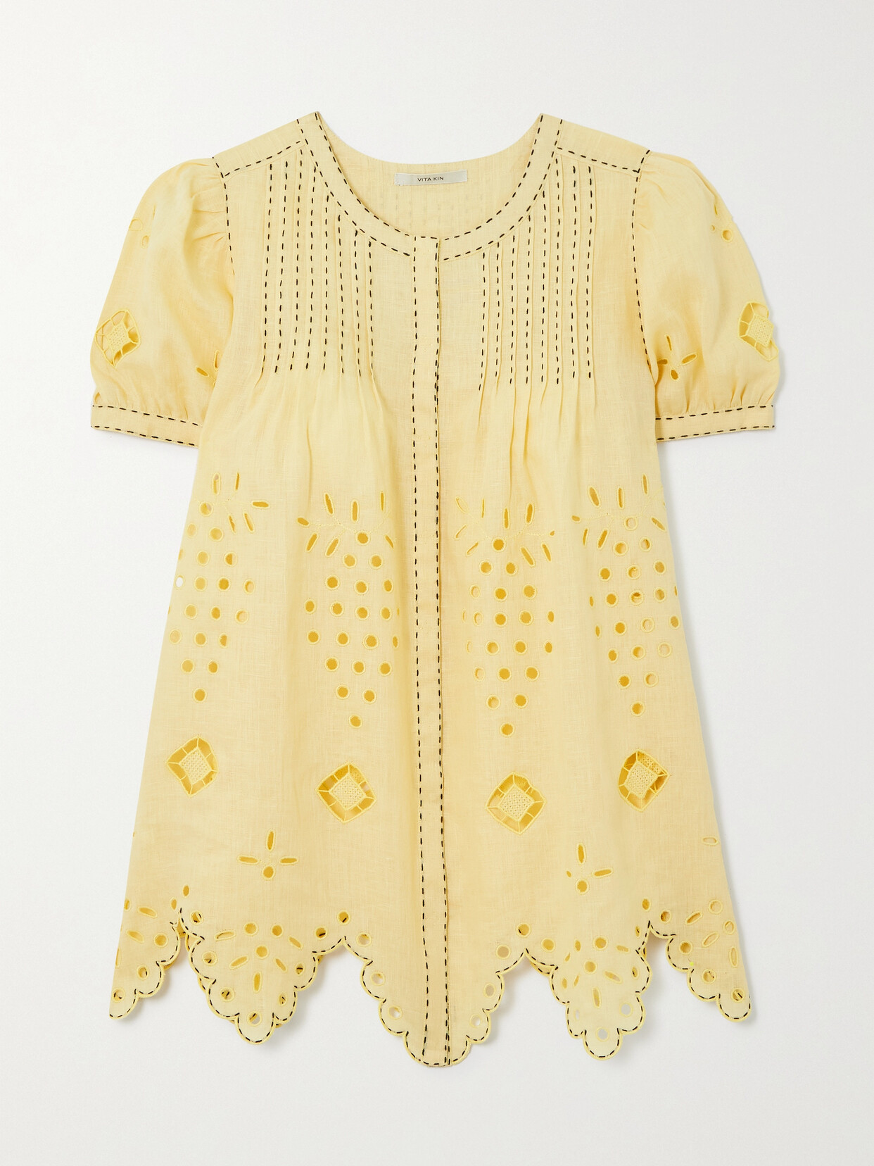 Veronica Embroidered Broderie Anglaise Blouse
