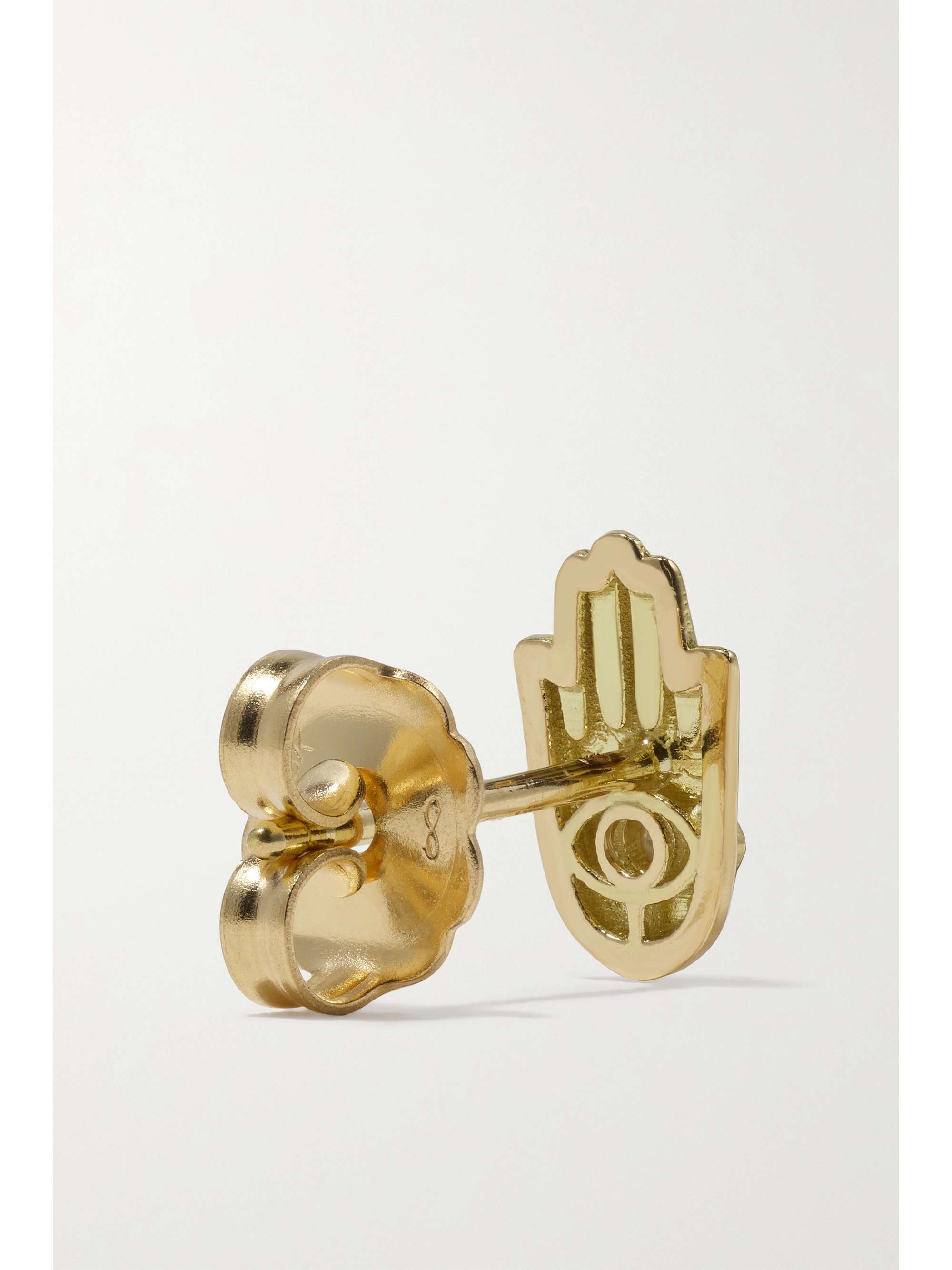 BRENT NEALE Hamsa 18-karat gold diamond earrings