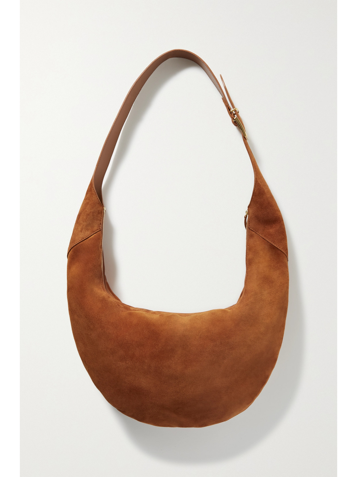 KHAITE AUGUST SUEDE SHOULDER BAG