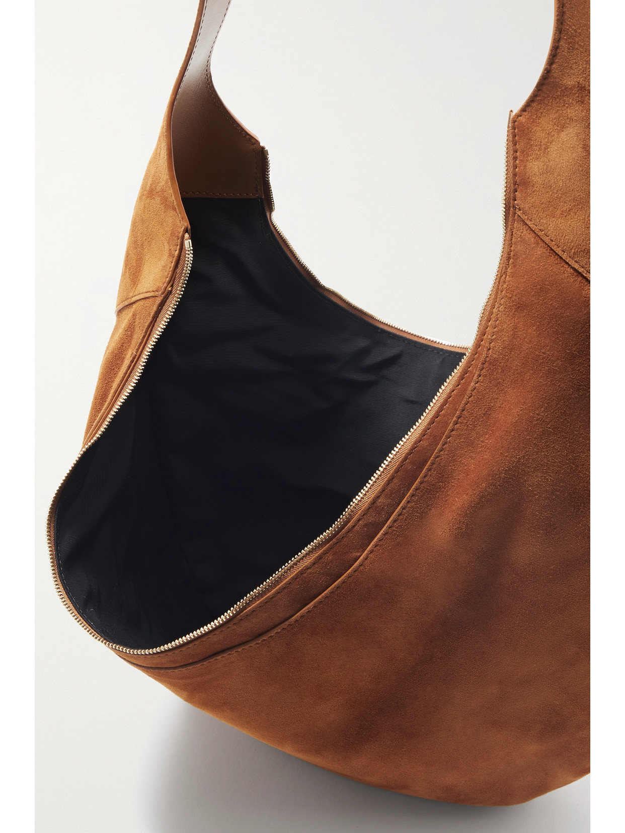 KHAITE AUGUST SUEDE SHOULDER BAG