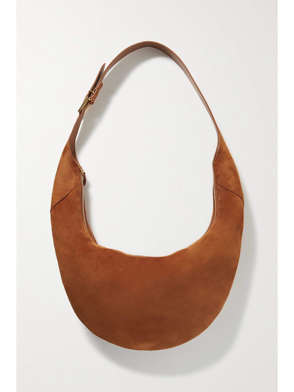 KHAITE AUGUST SUEDE SHOULDER BAG