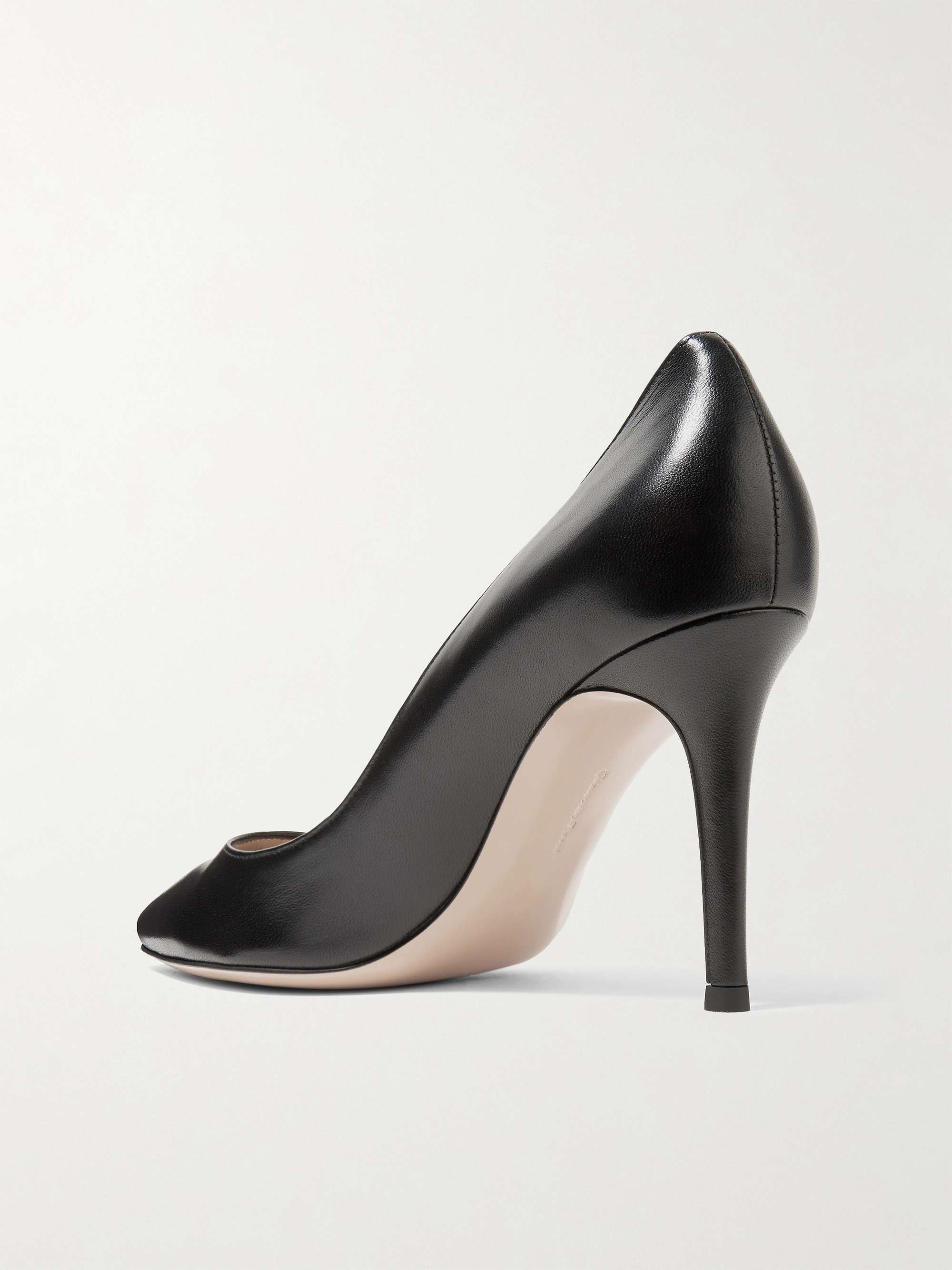 GIANVITO ROSSI 85 leather pumps | NET-A-PORTER