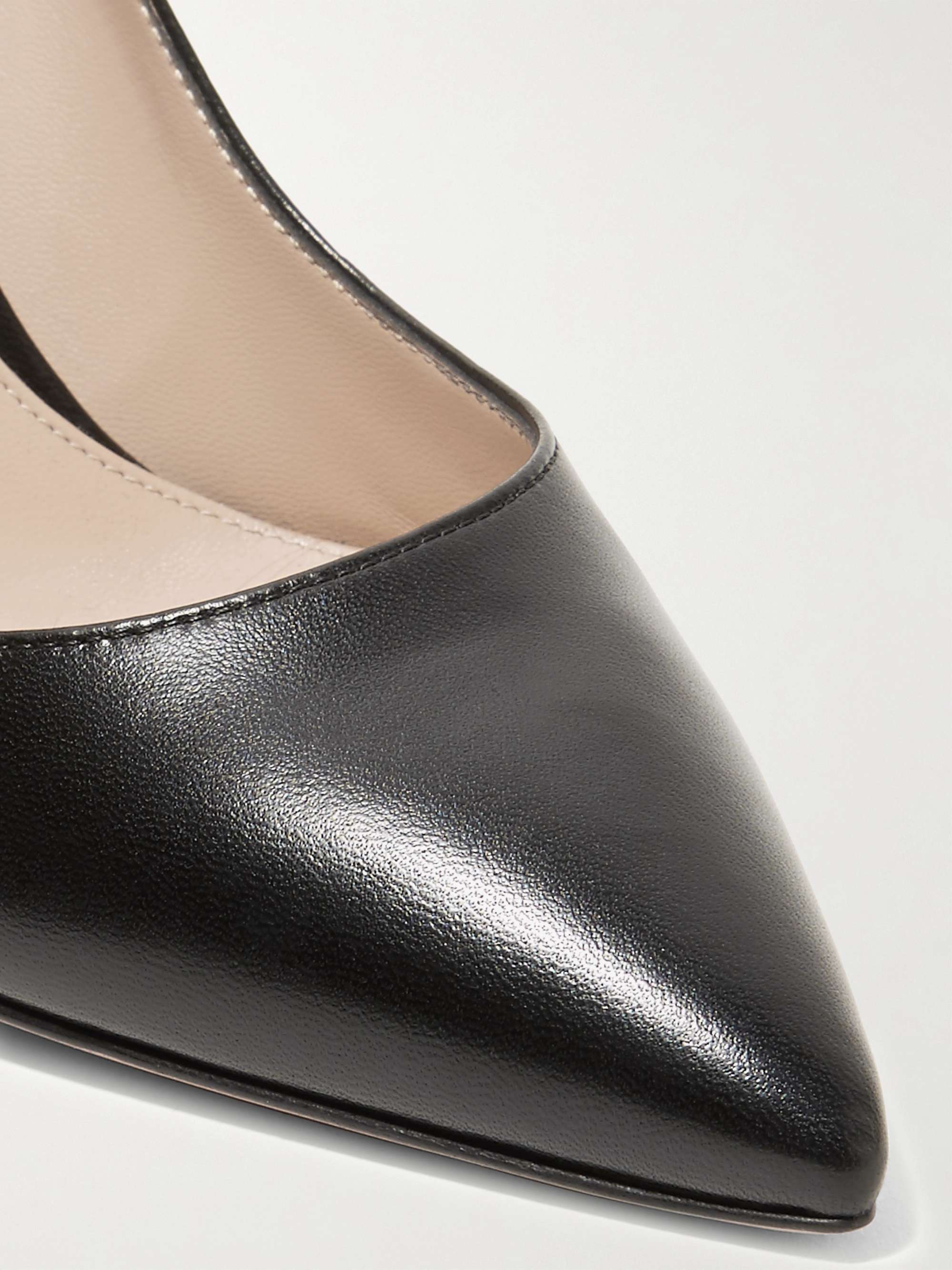 GIANVITO ROSSI 85 leather pumps