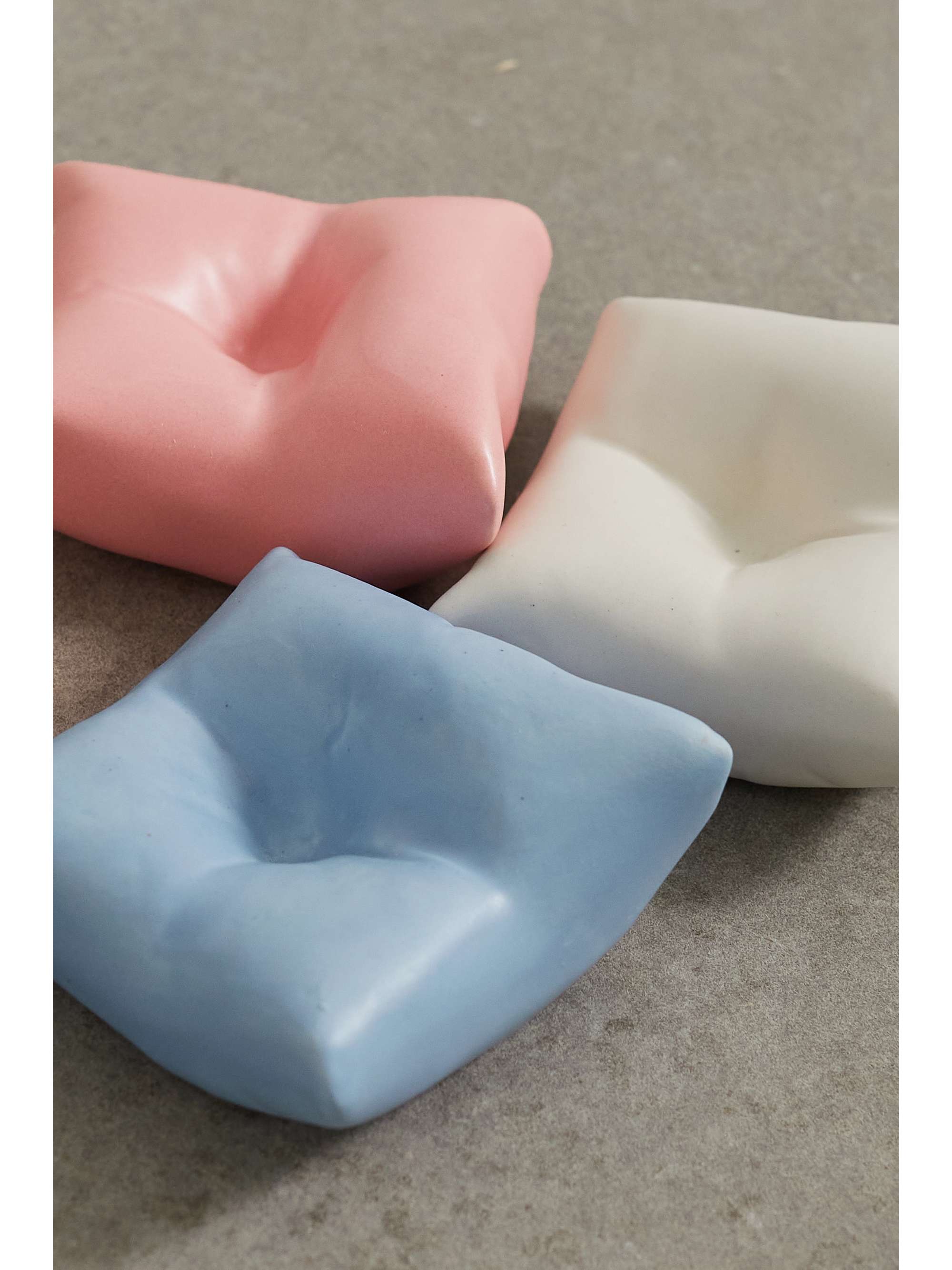COMPLETEDWORKS B43 Cushions set of three ceramic trays