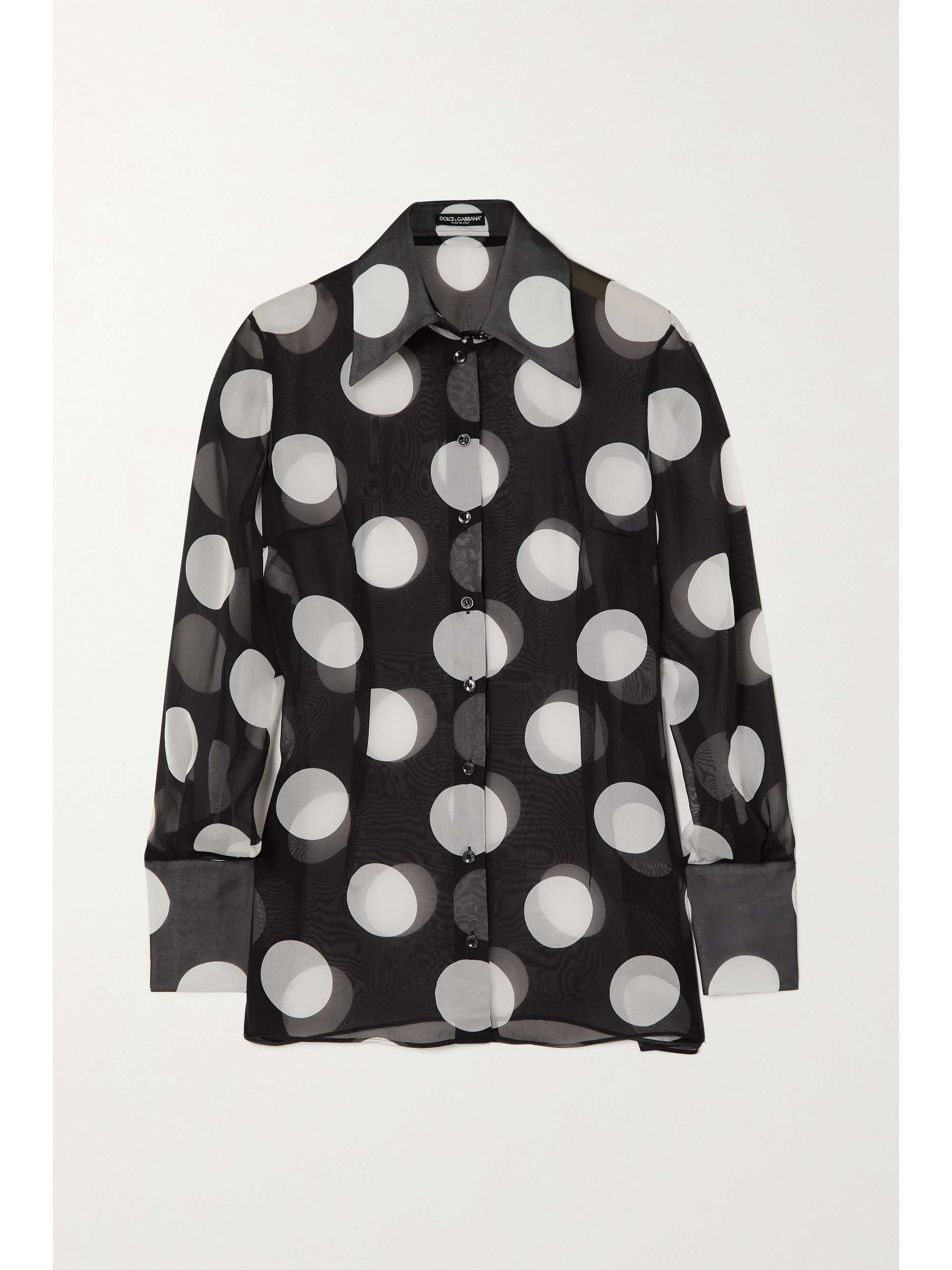 Dolce and gabbana deals polka dot shirt
