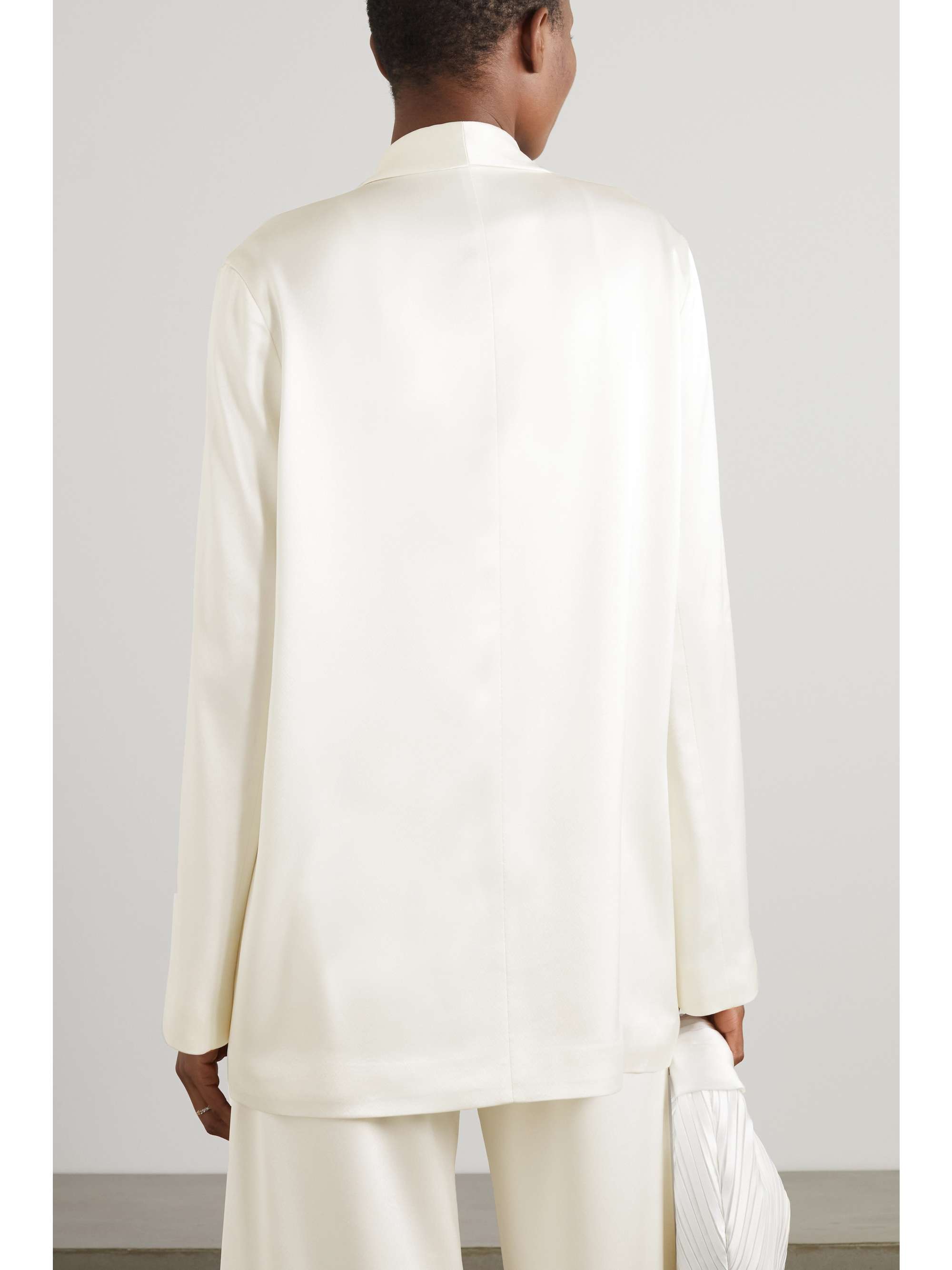 GALVAN Julianne satin blazer