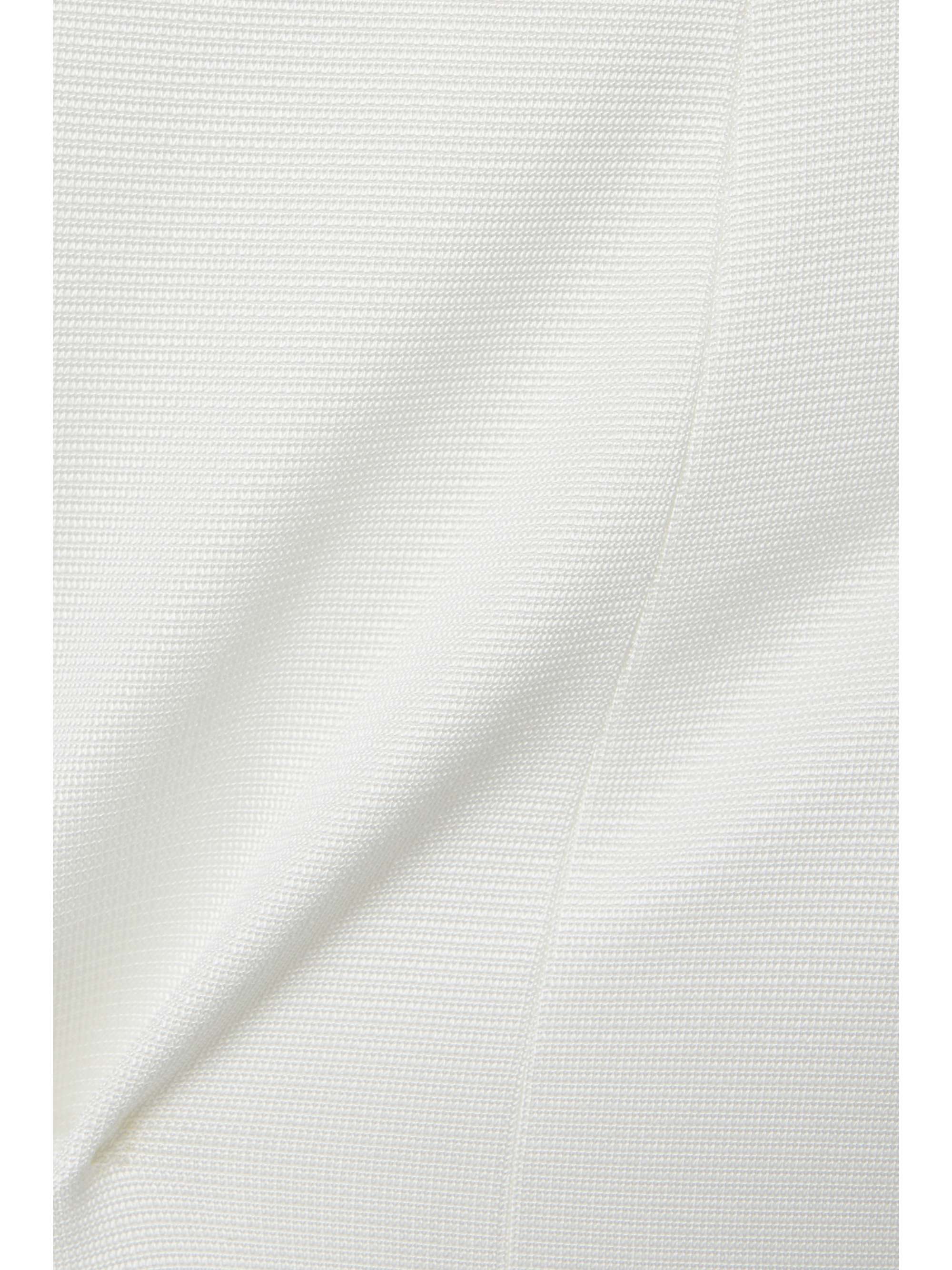 GALVAN Isola Bella mesh-paneled knitted maxi dress