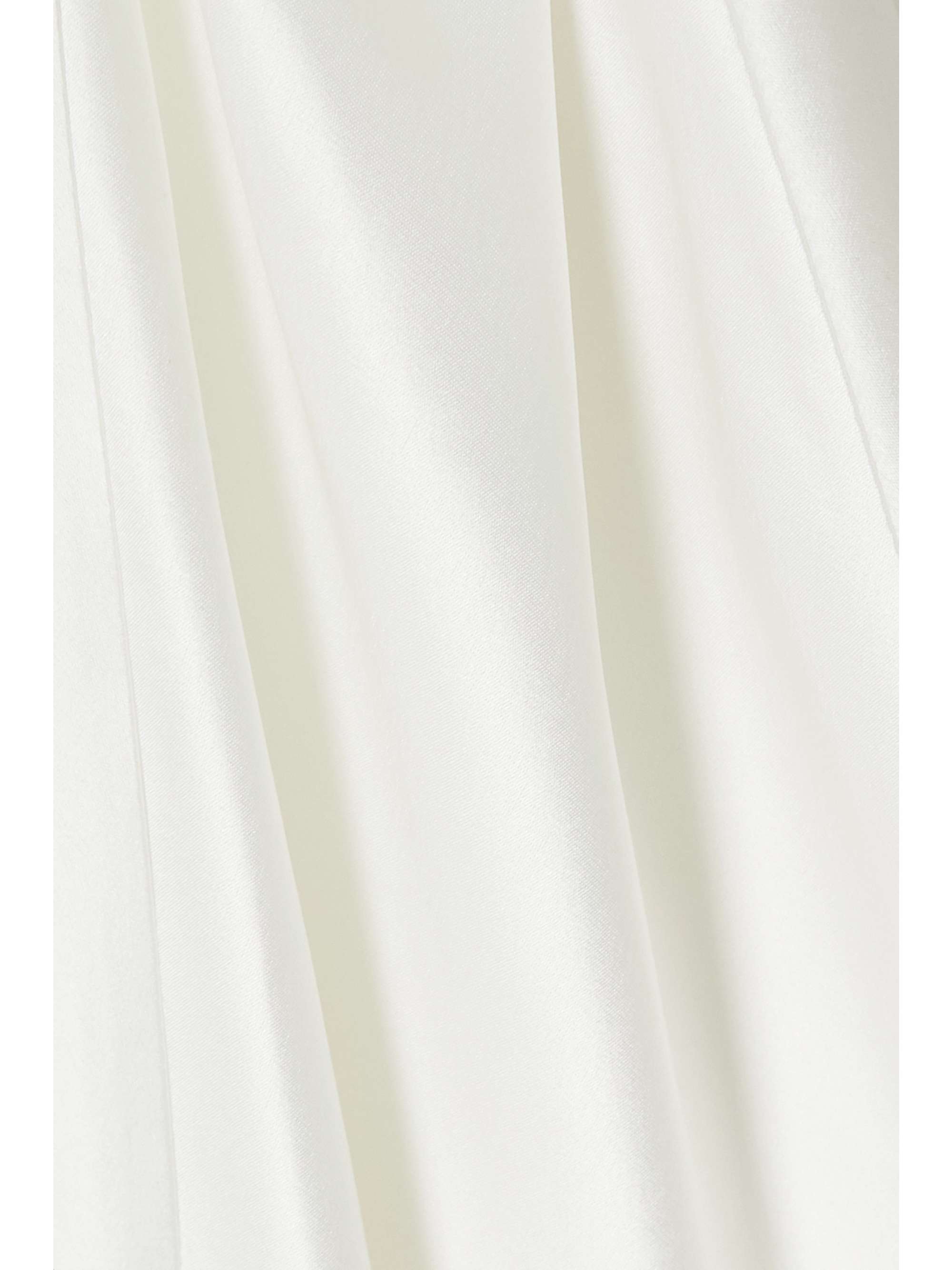 GALVAN Santorini twisted halterneck silk-satin gown