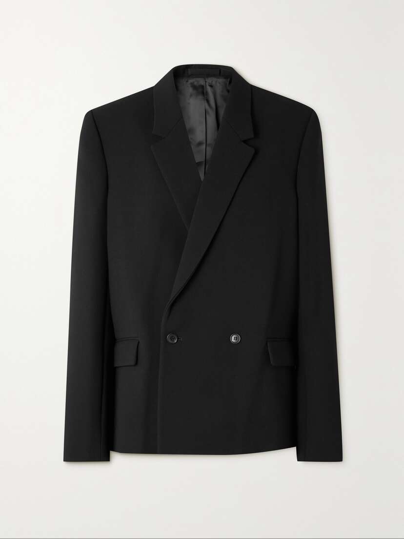 Wardrobe.NYC + Hailey Bieber Double-breasted Wool Blazer