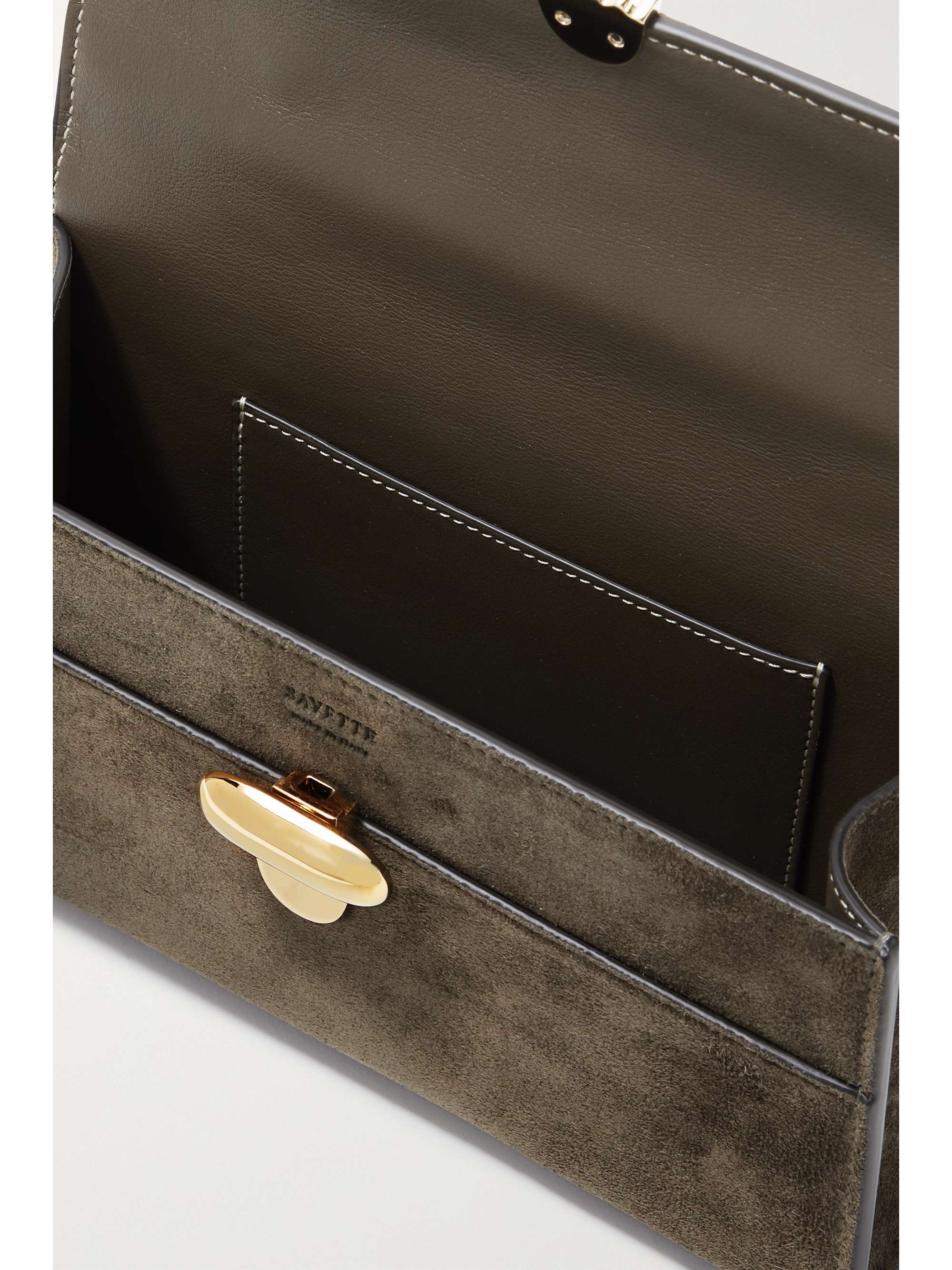 SAVETTE Symmetry Pochette leather tote