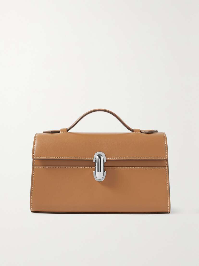 Savette Symmetry Pochette Leather Tote