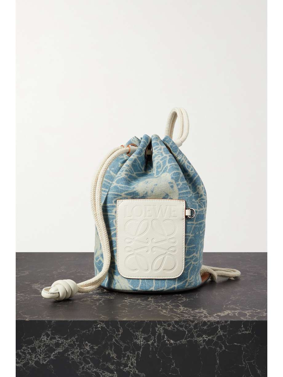 Denim Bucket Bag